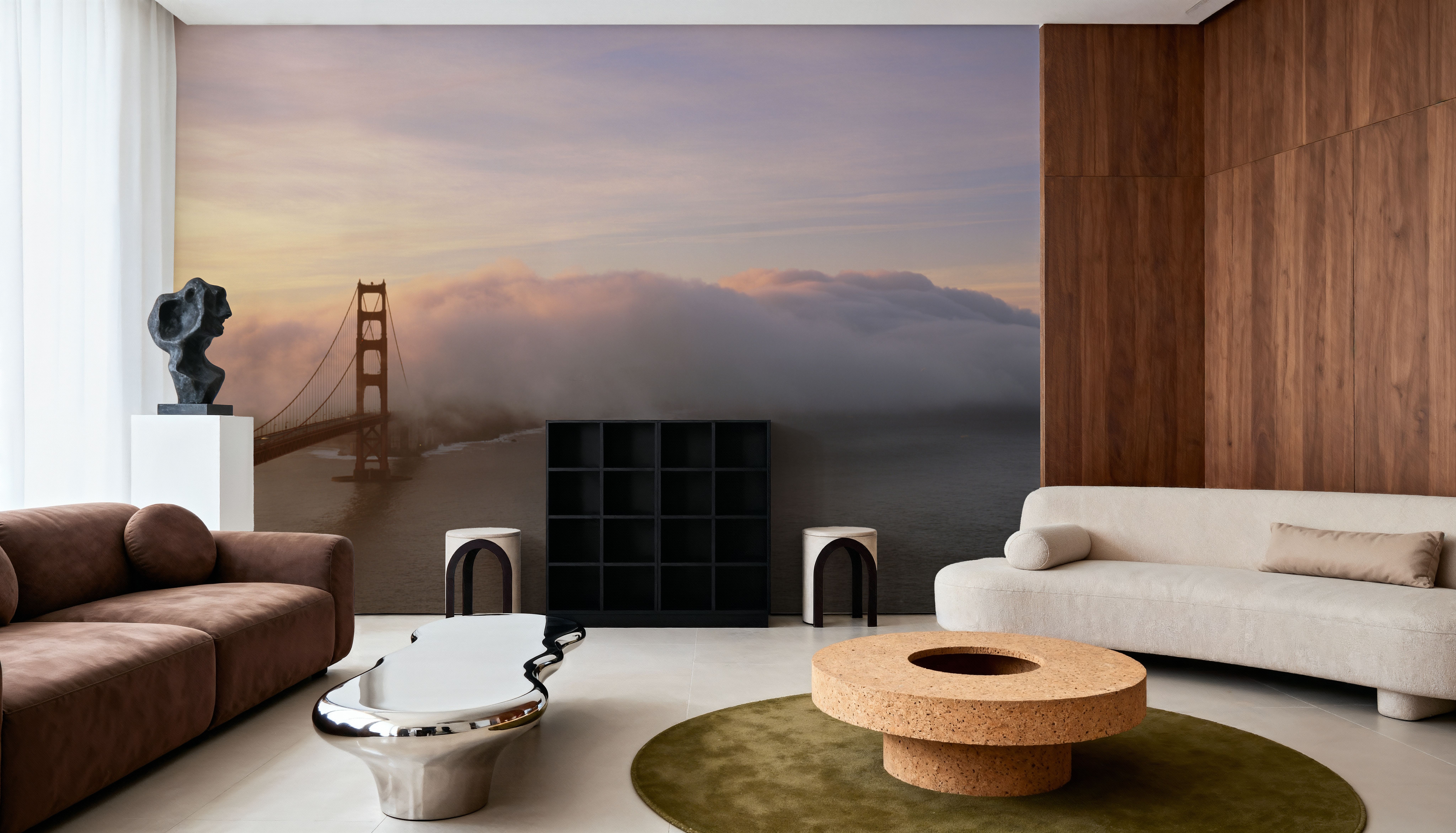 Misty Bridge Sunrise