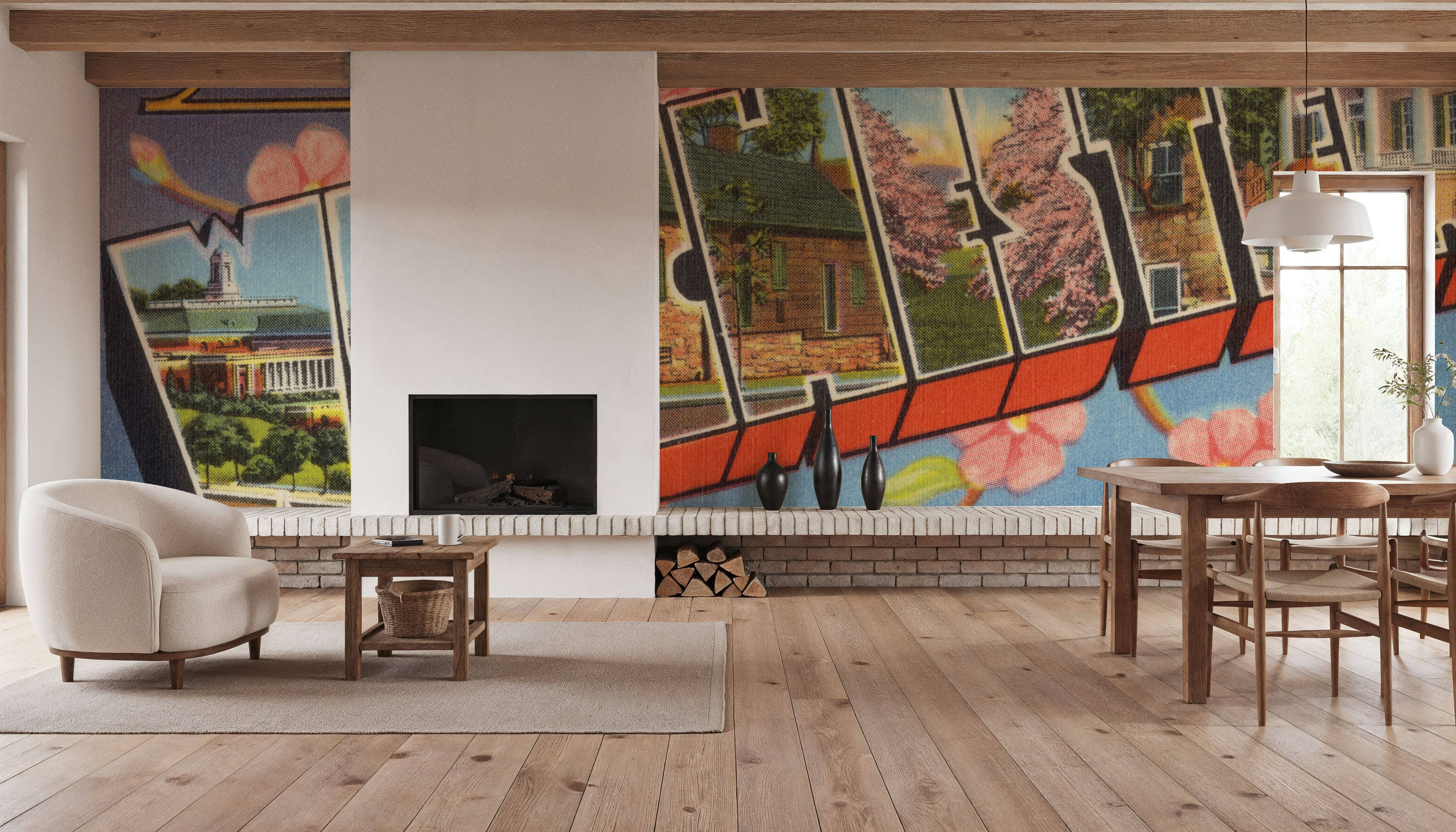 Greetings from Winchester - Screenprint Postcard