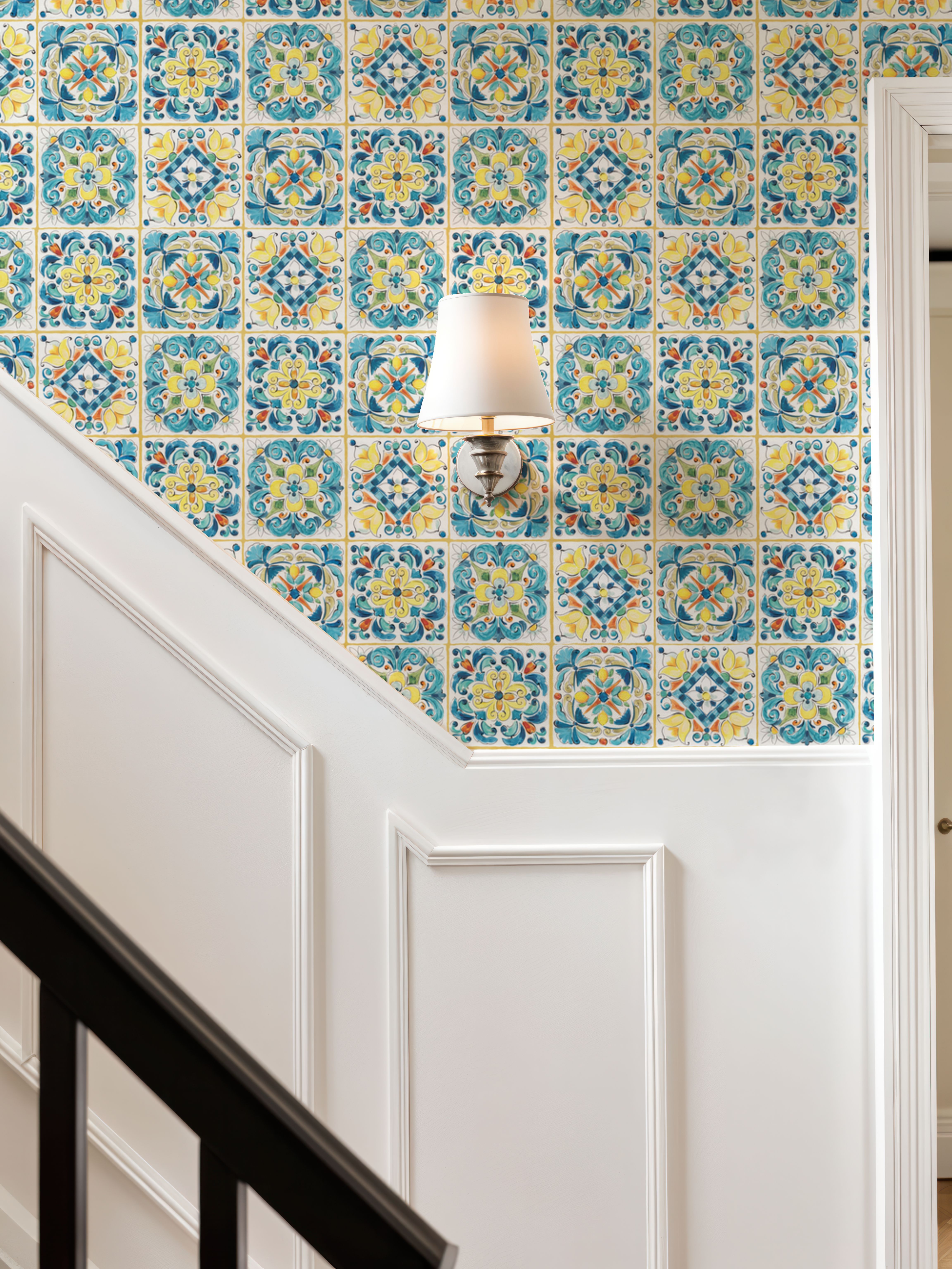 Maritime Tiles Yellow and Blue