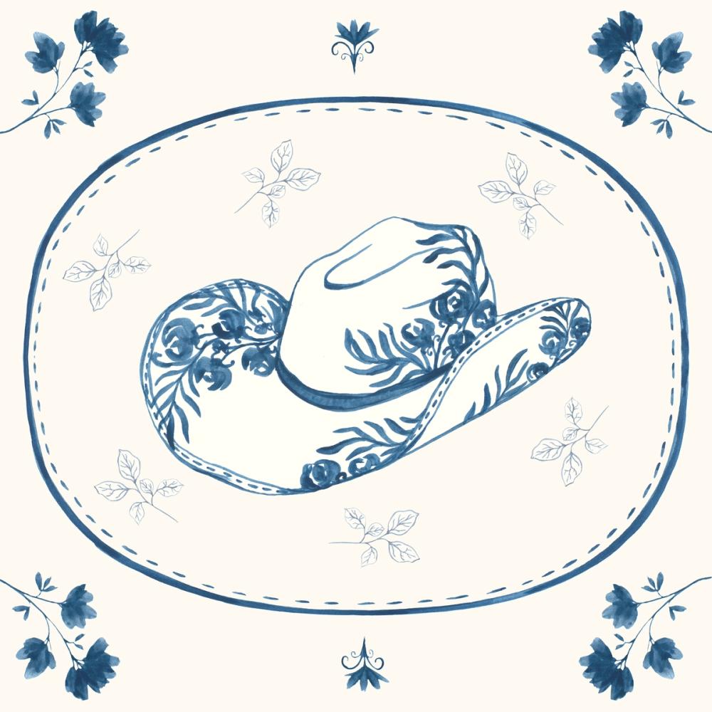 Chinoiserie Cowgirl III