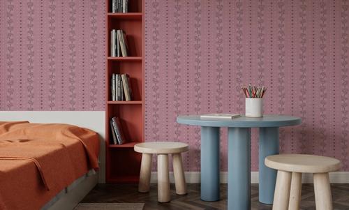 Dragonfly Stripes, Raspberry