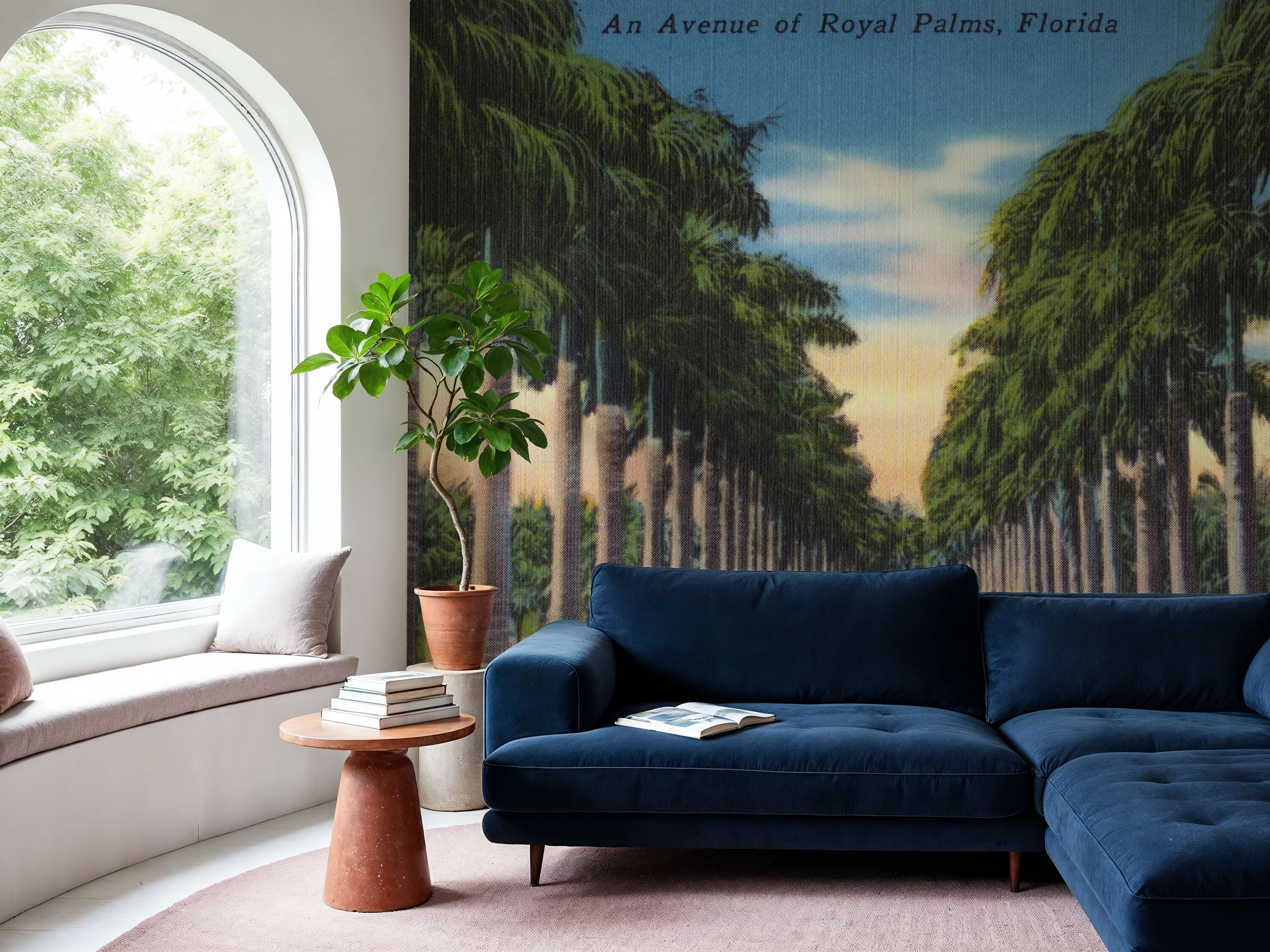 Greetings from Royal Palms - Screenprint Postcard