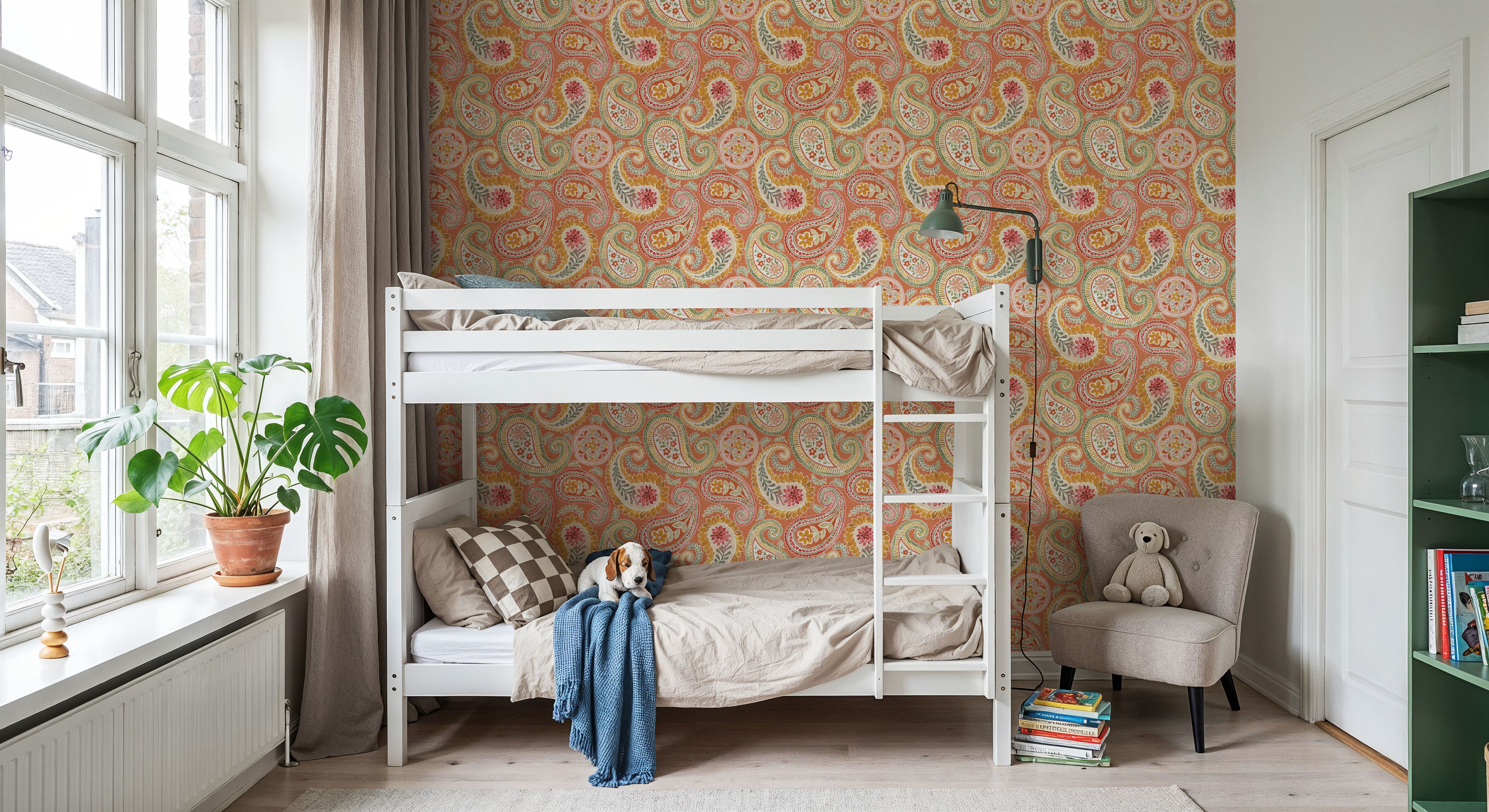 Harvest Paisley Orange