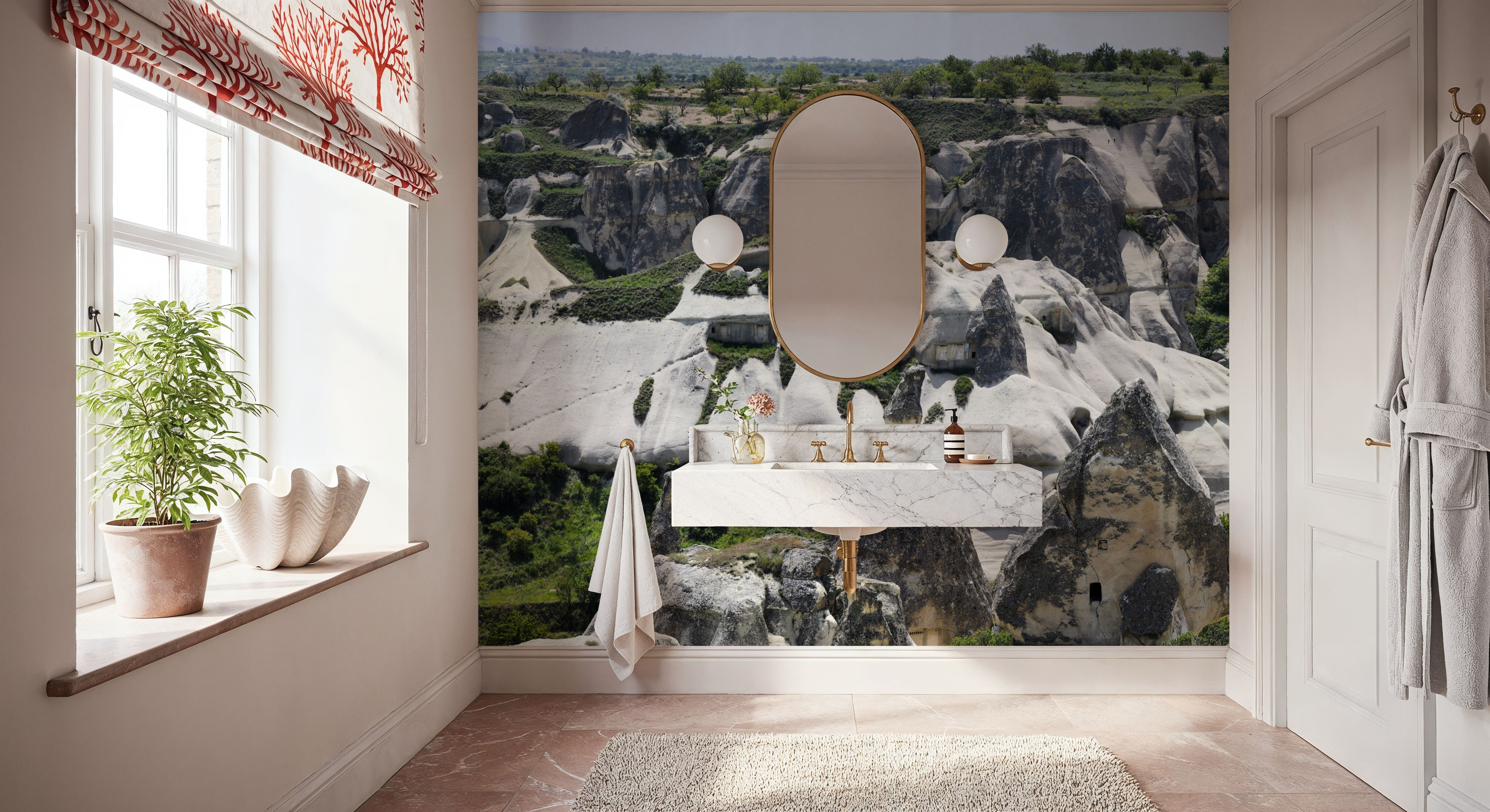 Stone Spire Sanctuary, Wallpaper