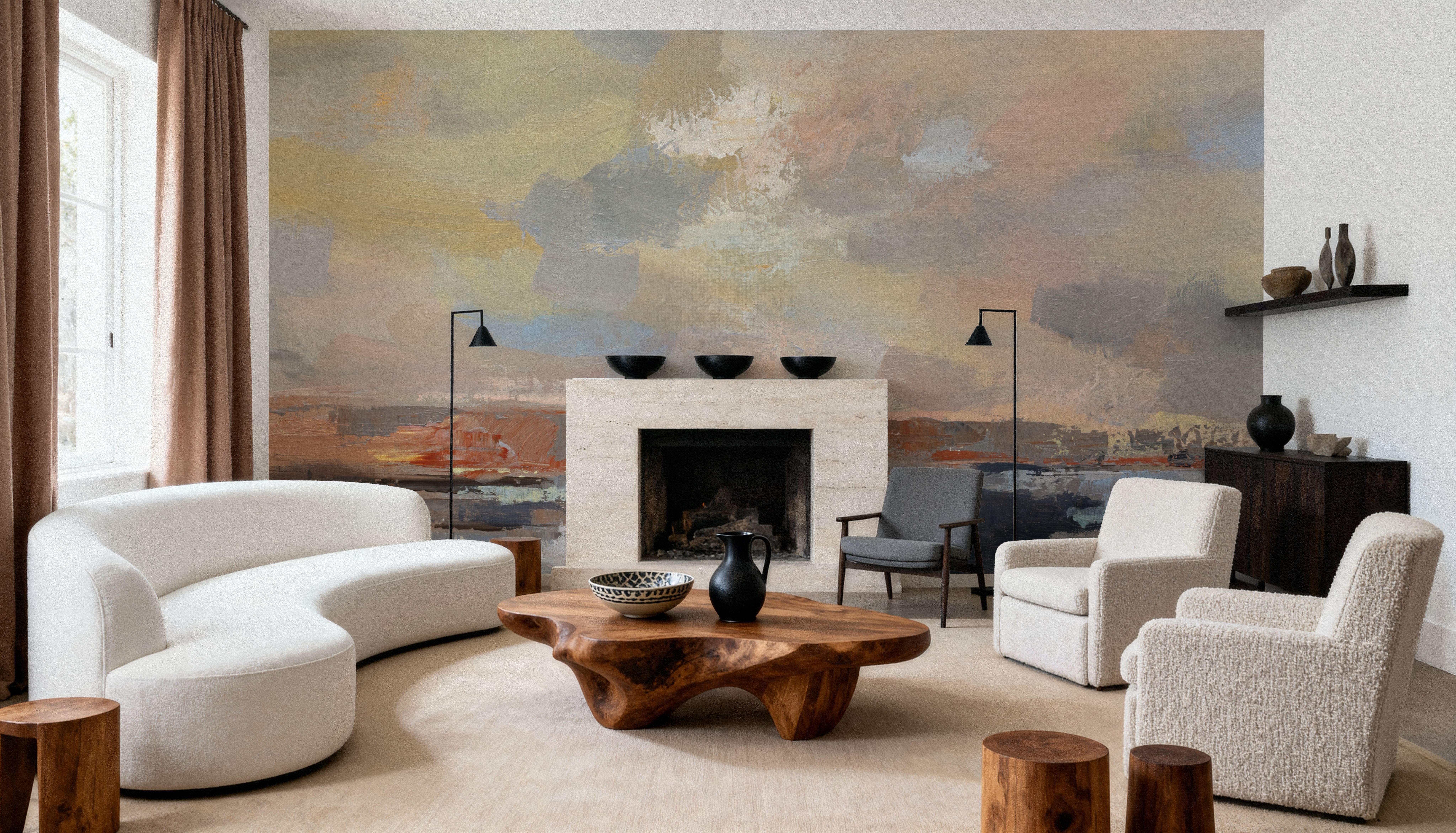 Morning Glow I, Wallpaper