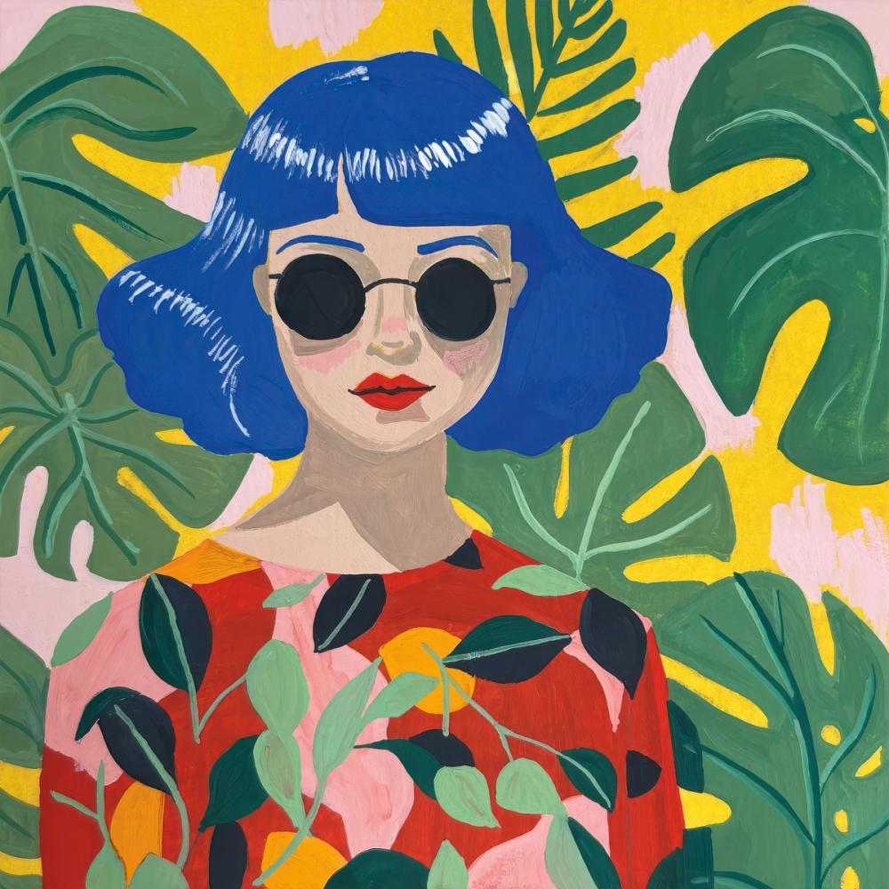 Blue Haired Girl