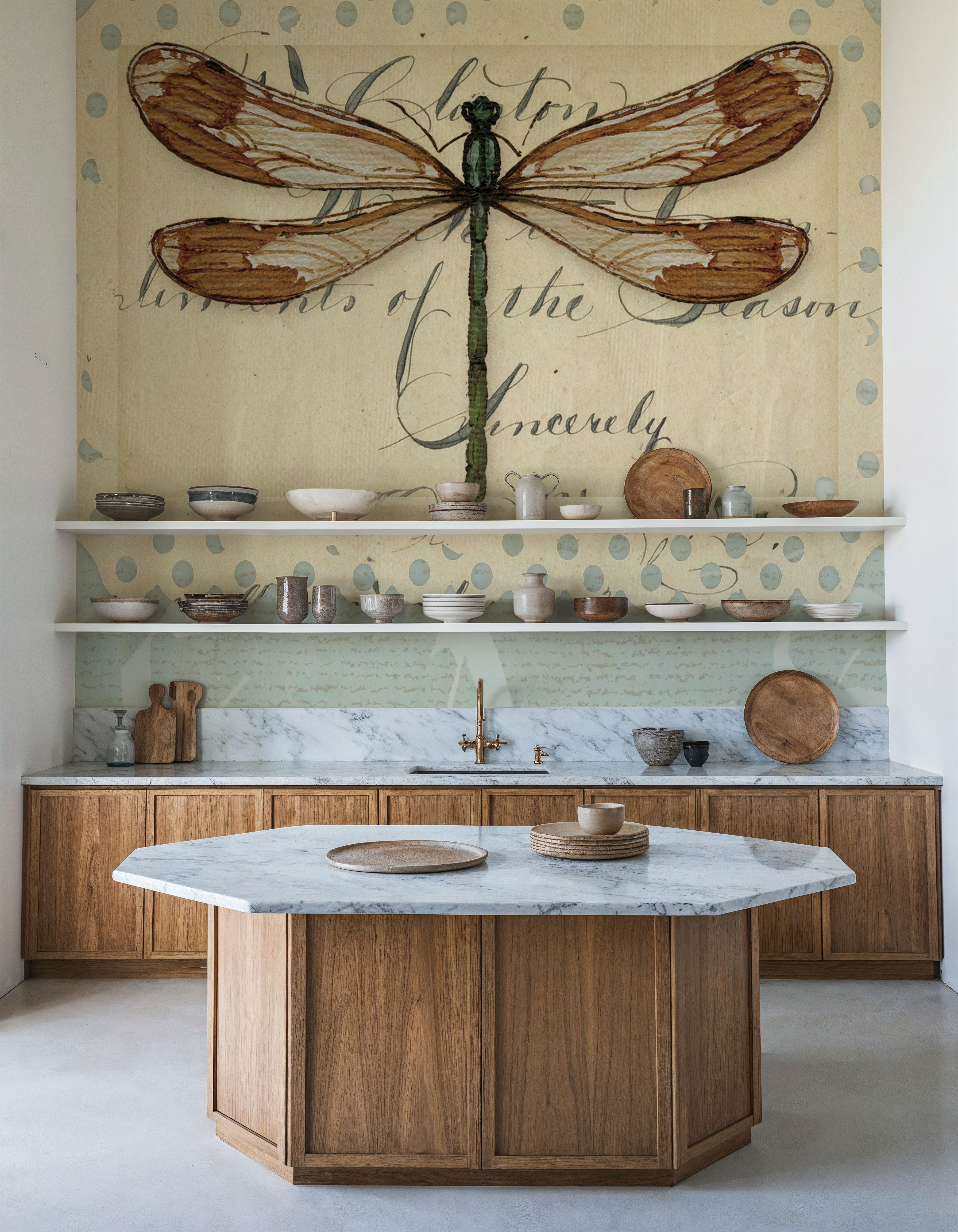 Mothers Treasure Dragonfly Stamp