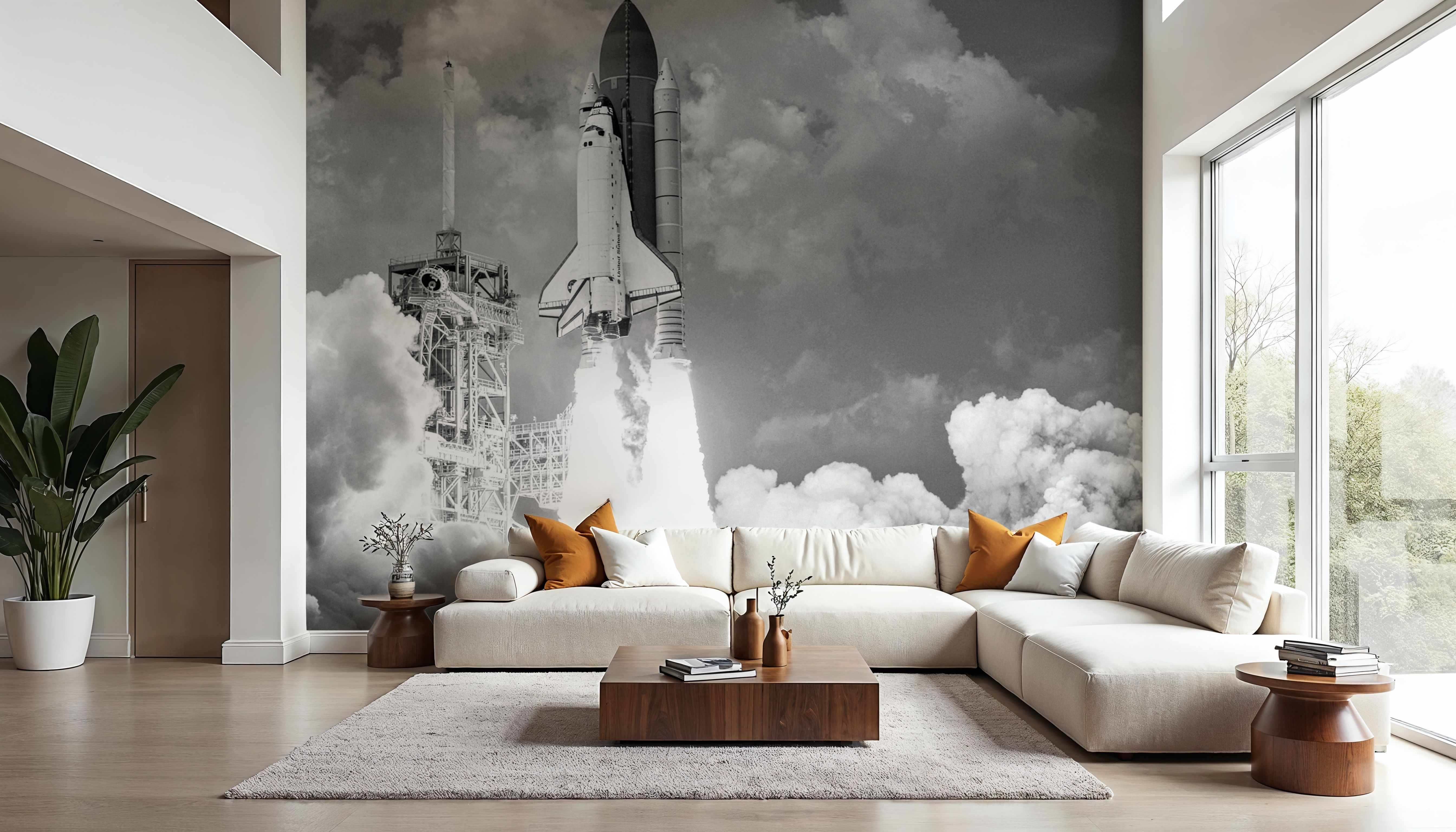 Ready to Launch BW, Wallpaper