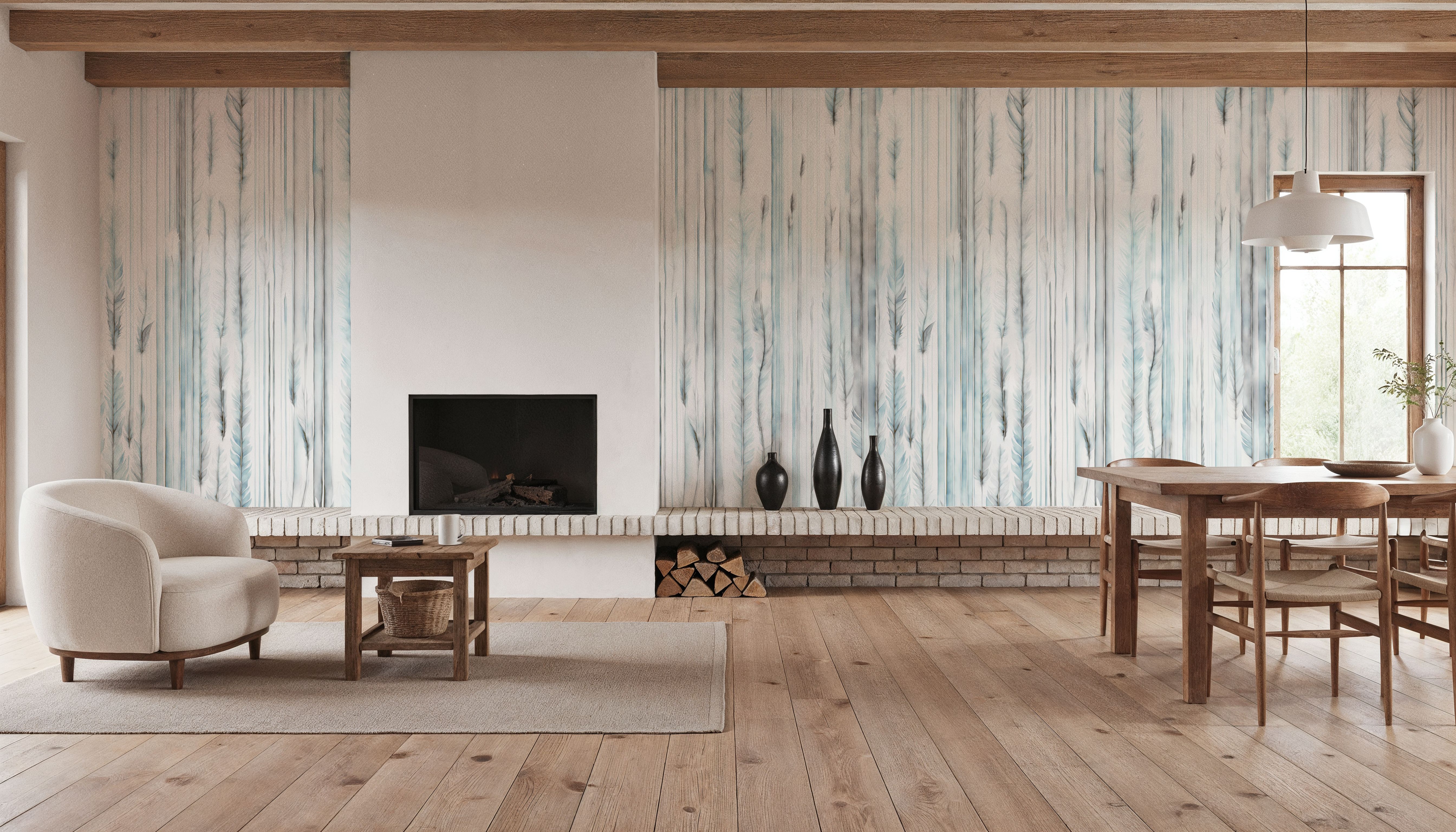 Feathers Melody Teal