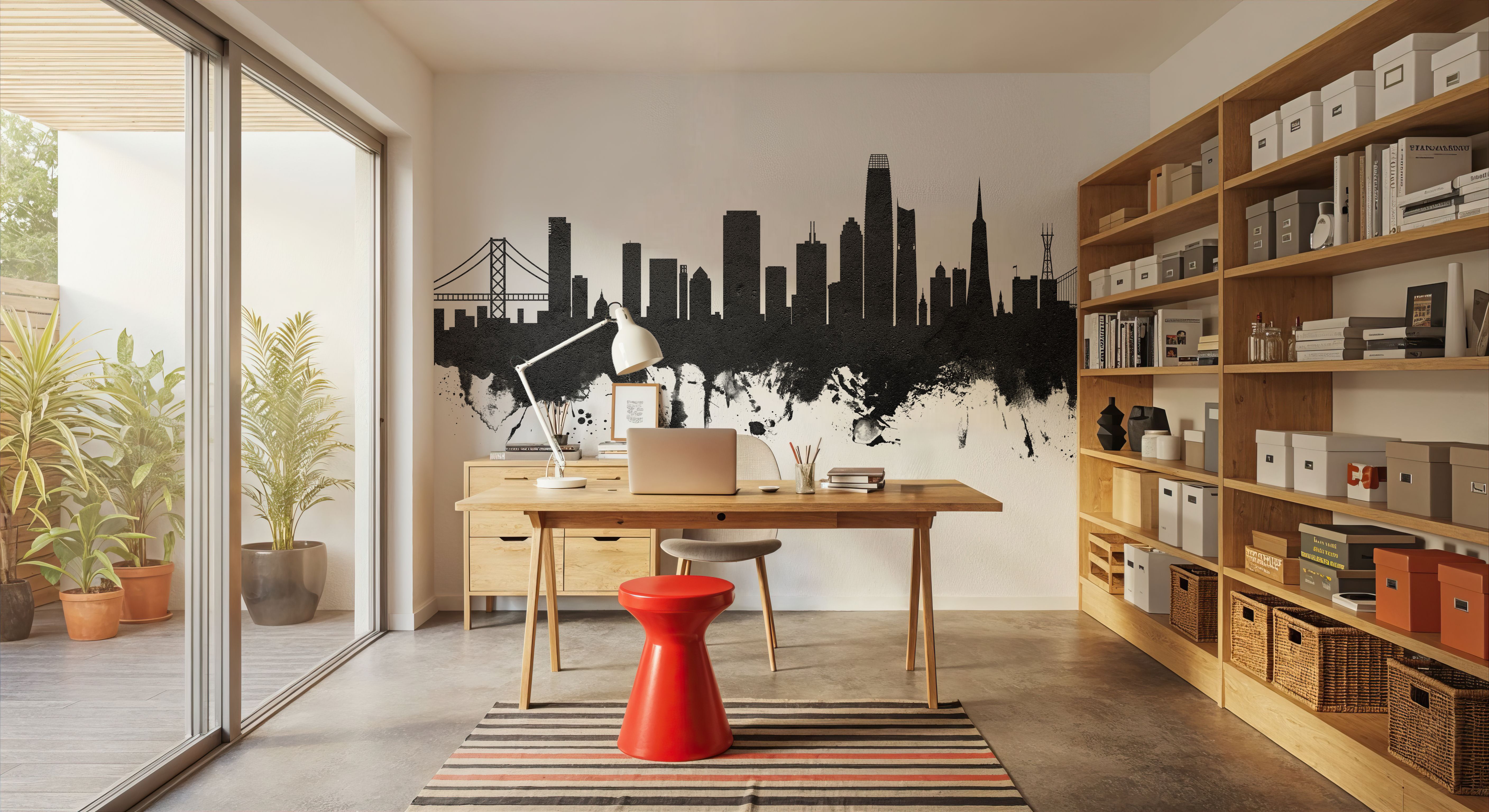 San Francisco Skyline Black & White