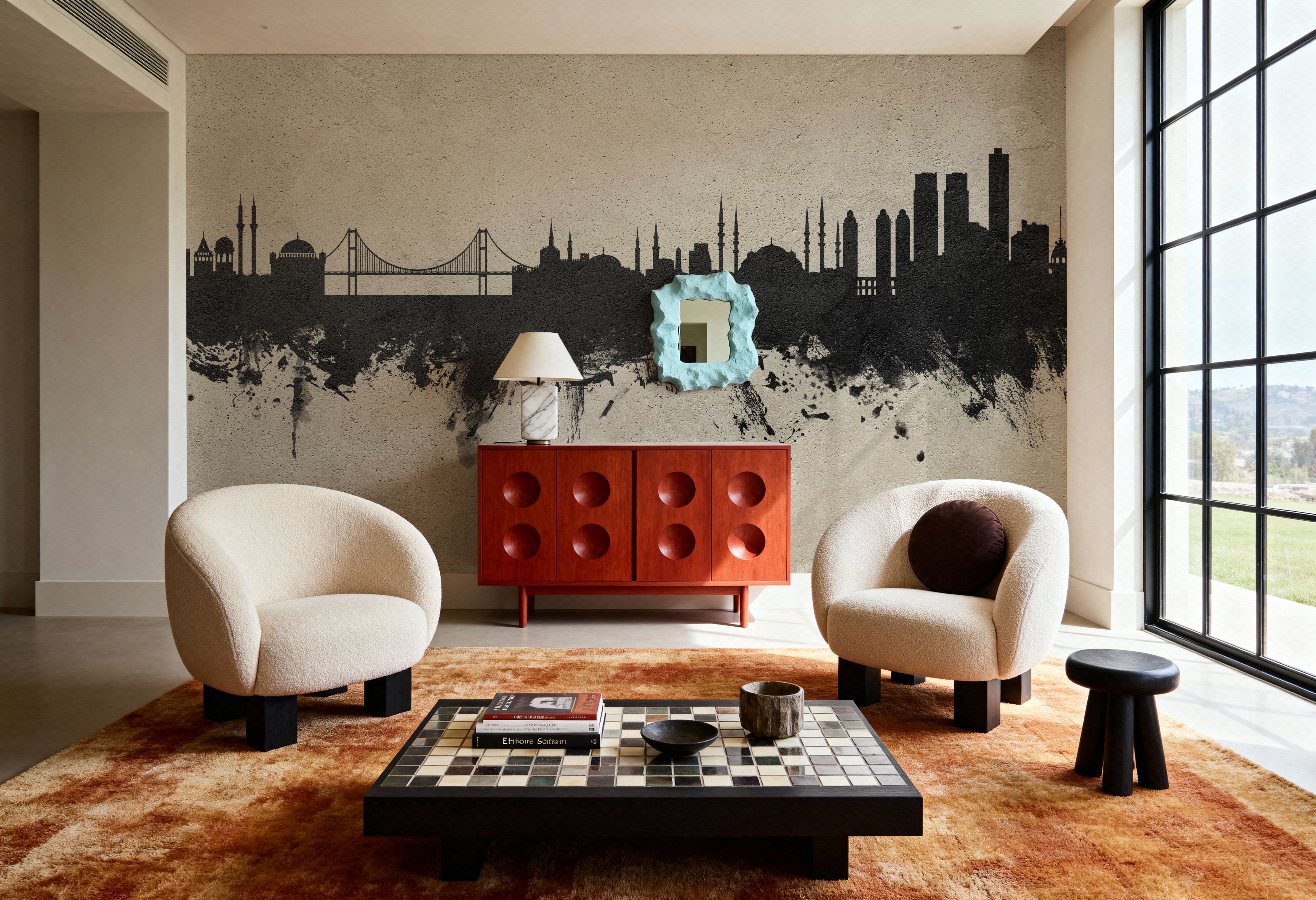 Istanbul Turkey Skyline Concrete