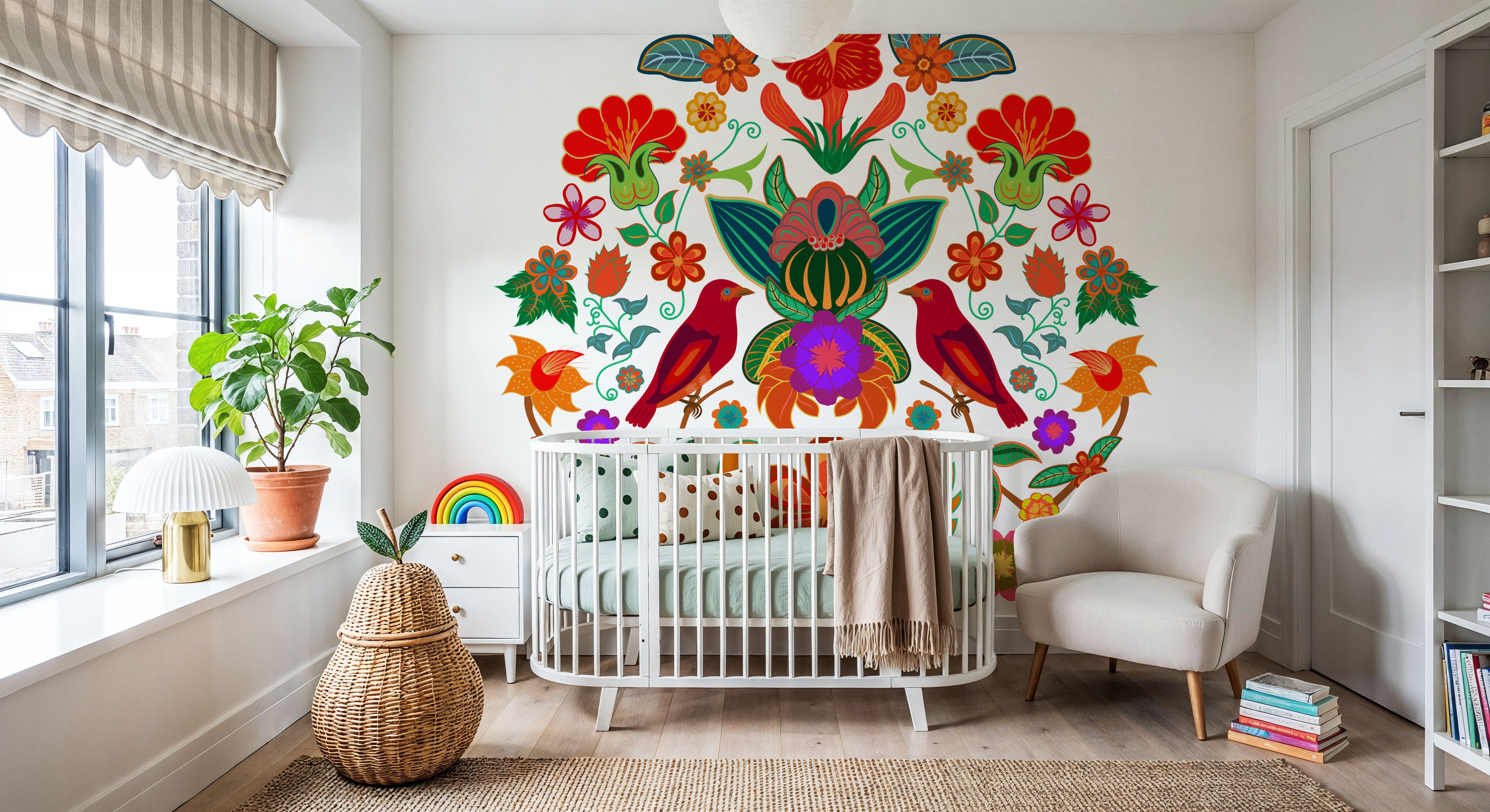 Otomi Floral Birds
