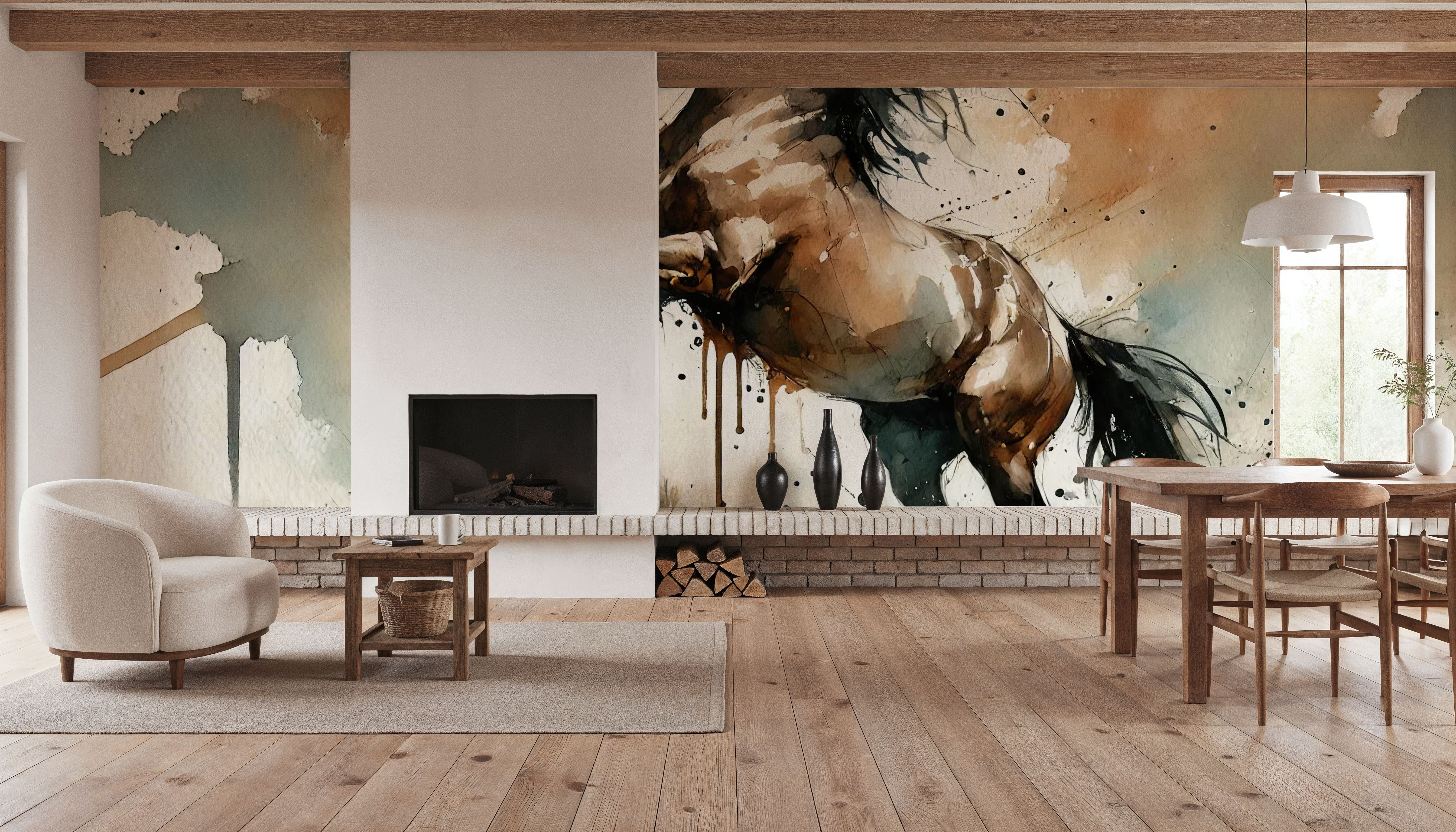 Fiery Horse Elegance