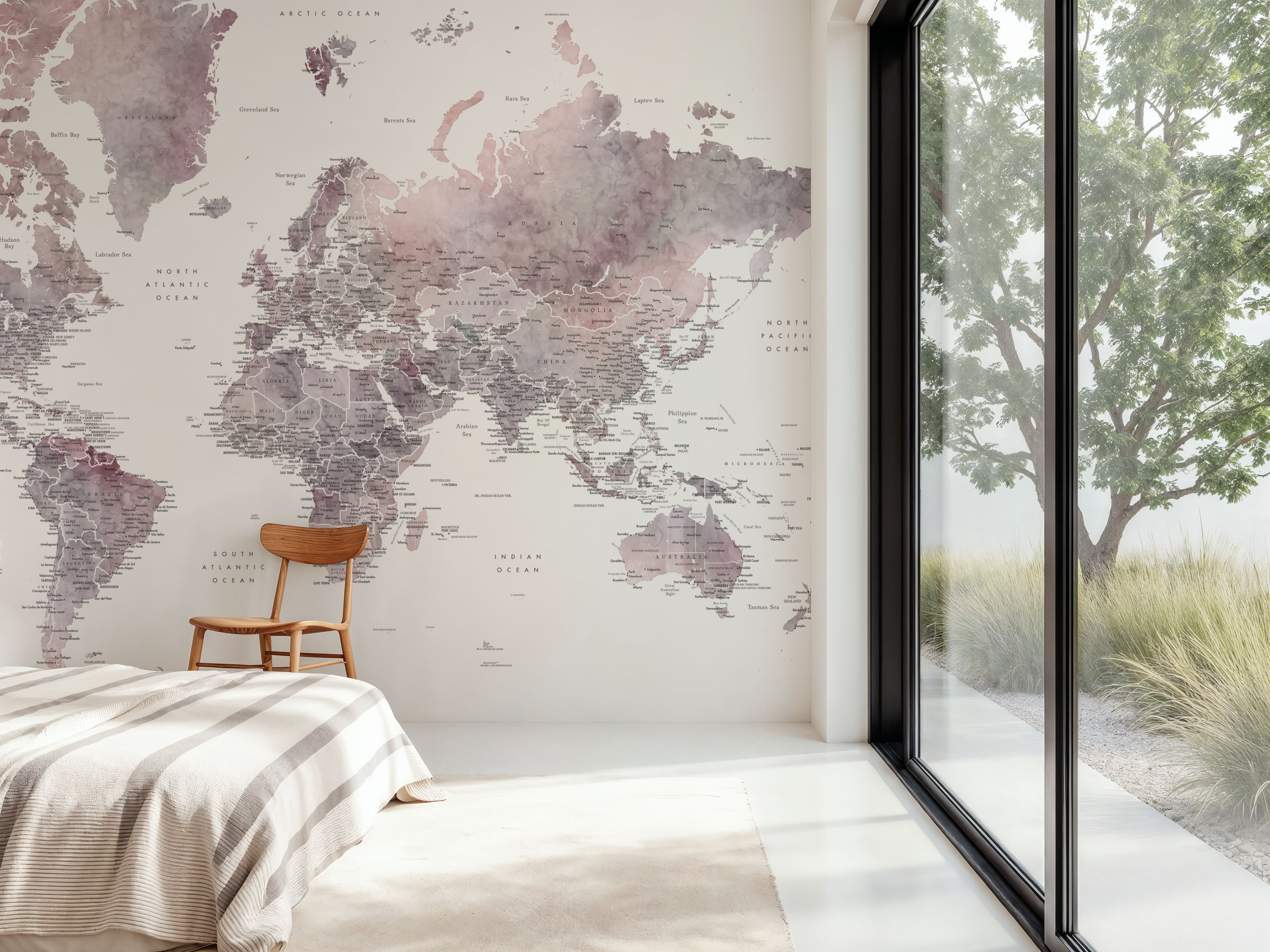 World Map Cities - Noelie