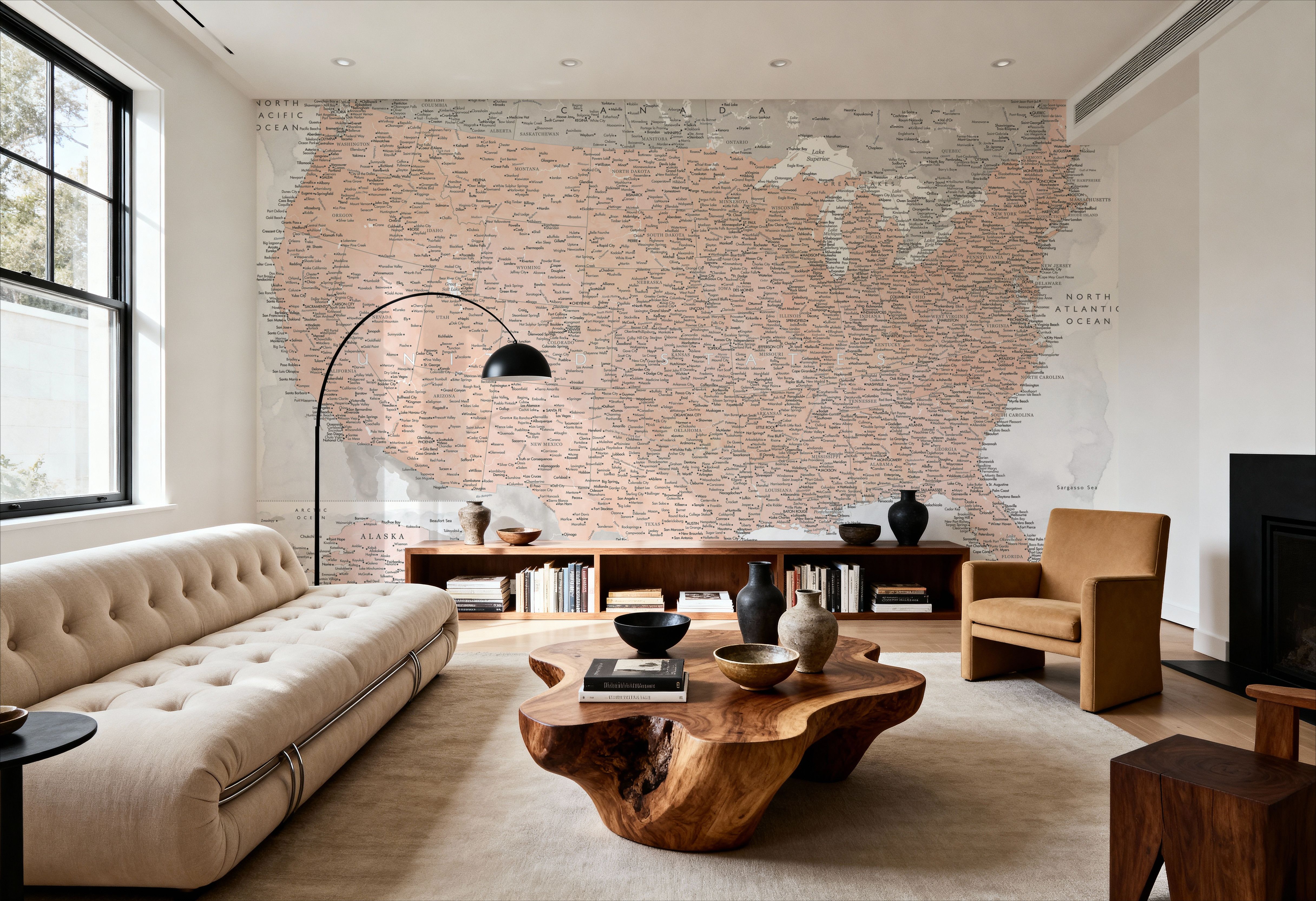US Map Detailed - Lynette