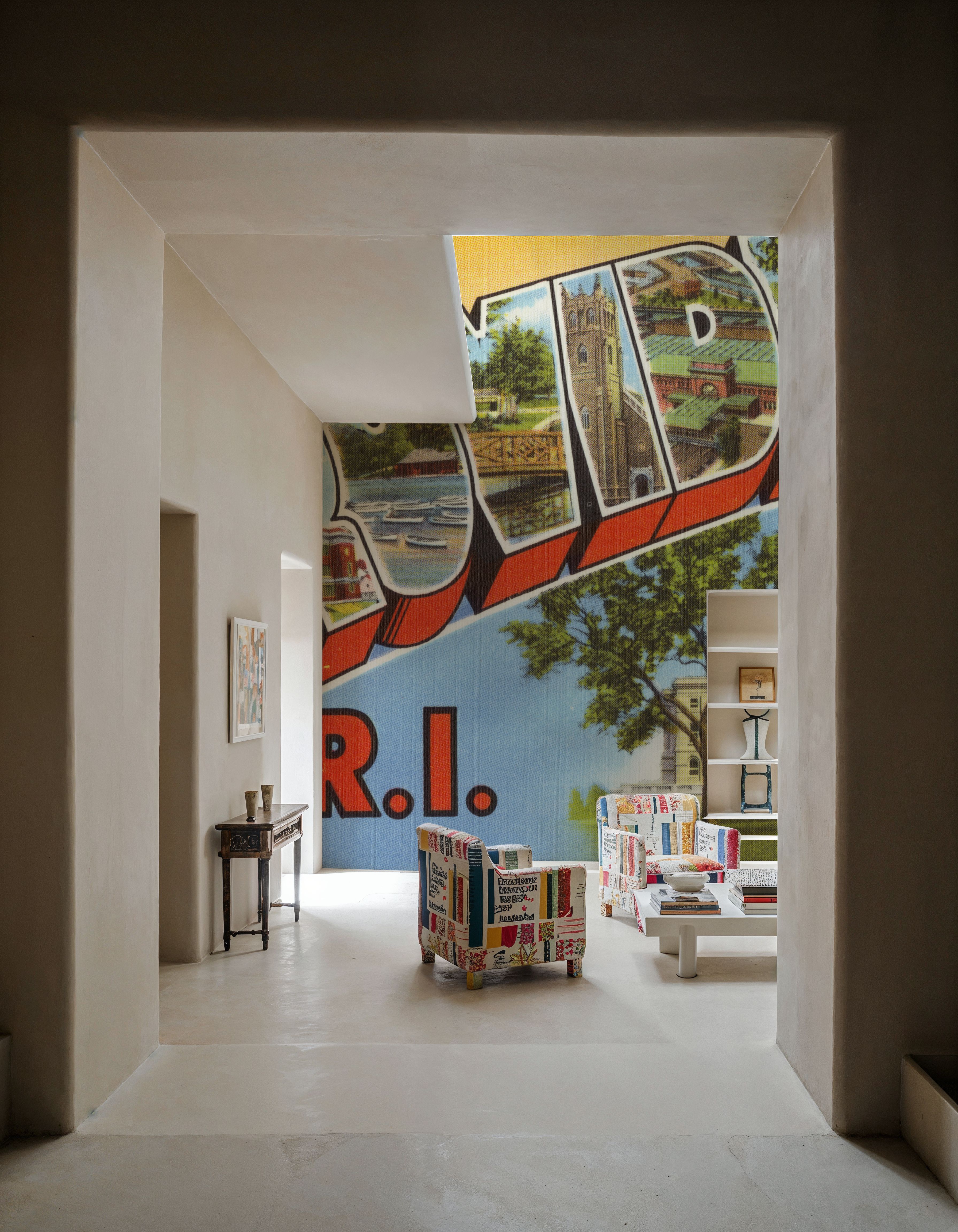 Greetings from Providence - Screenprint Postcard