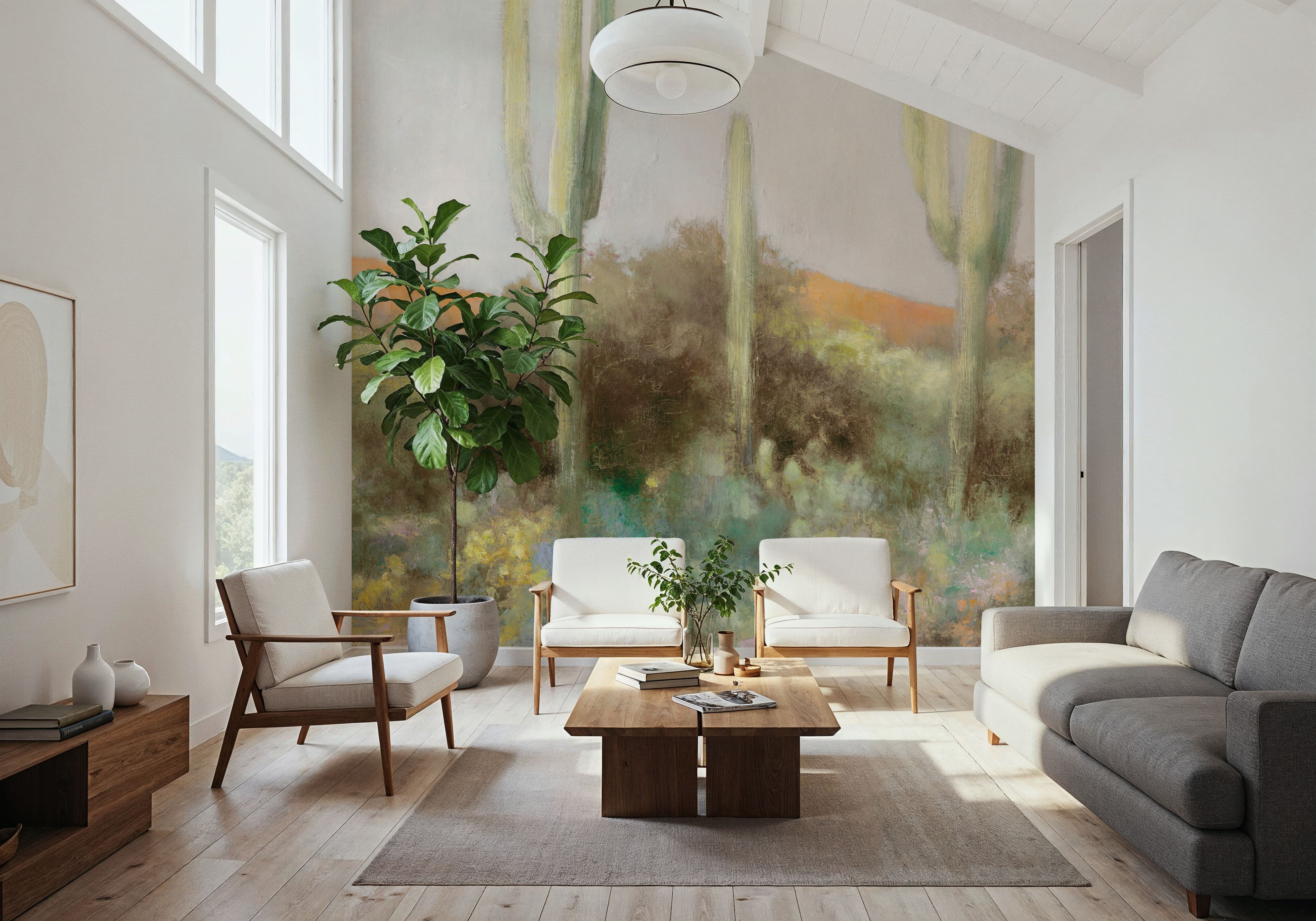 Sunrise Desert III Neutral, Wallpaper