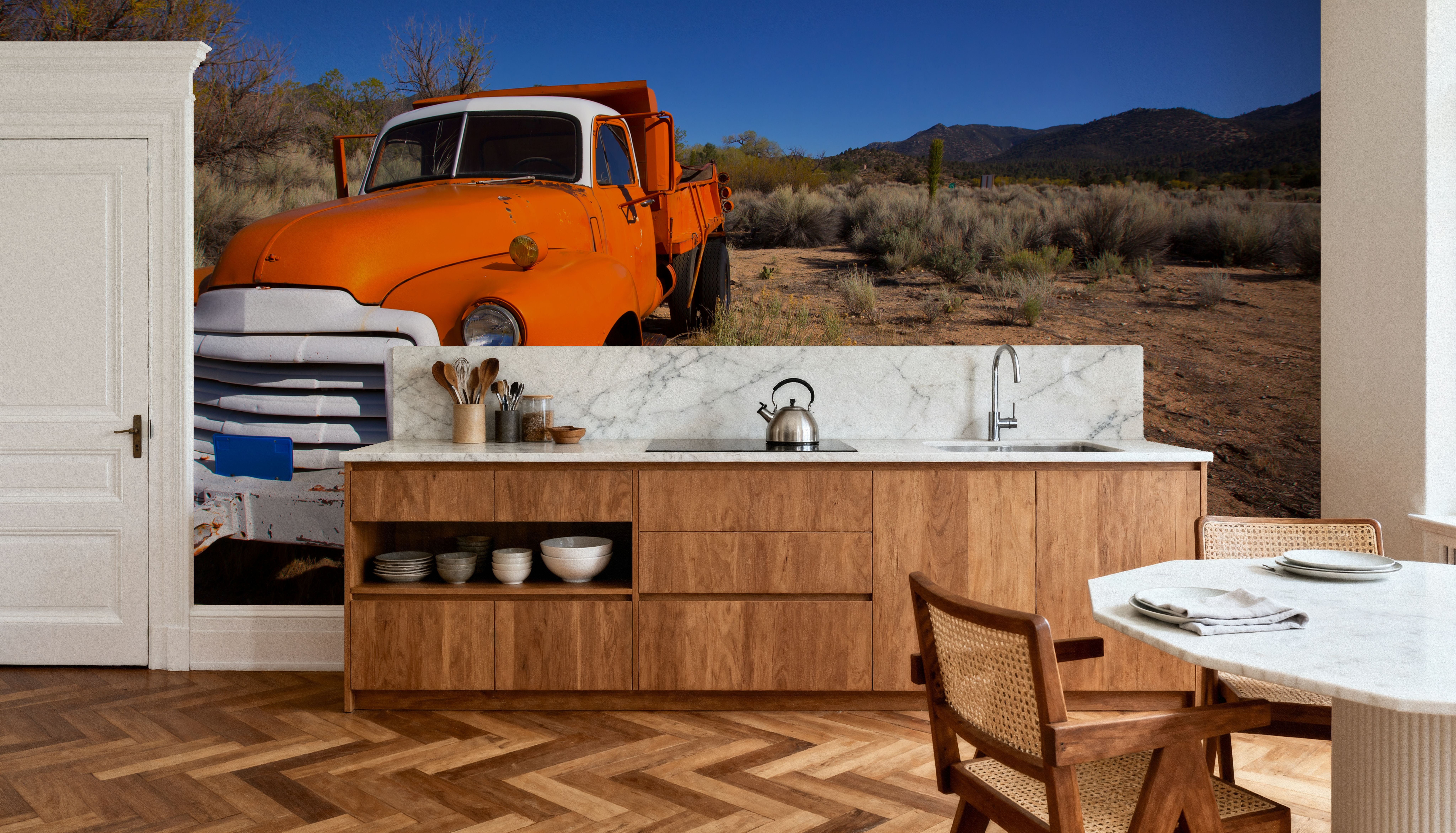 California Vintage Truck, Wallpaper