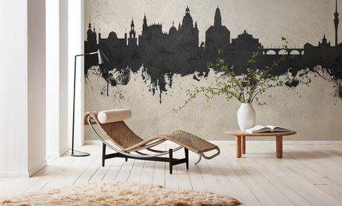 Dresden Germany Skyline Concrete