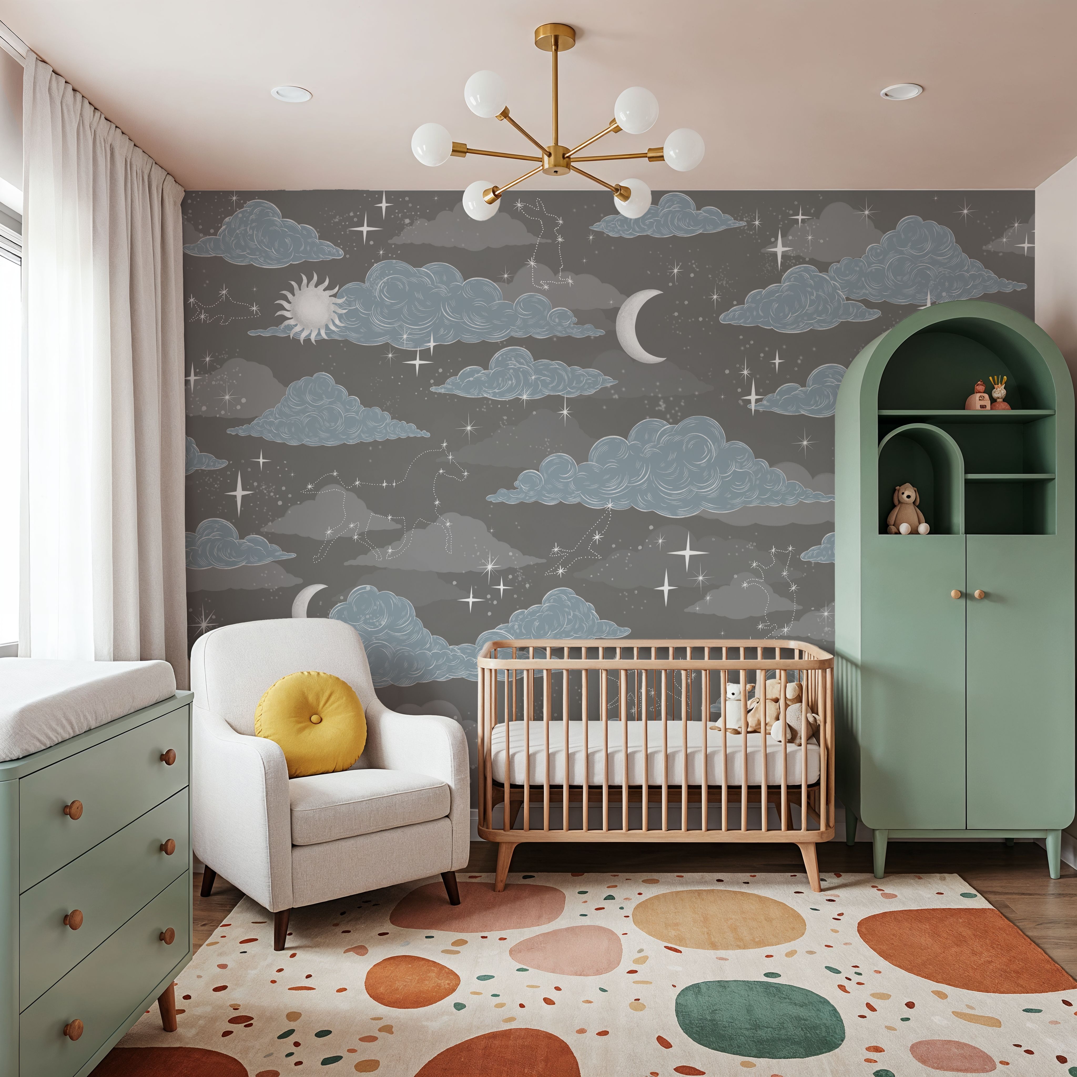 Moonlit Constellations, Taupe