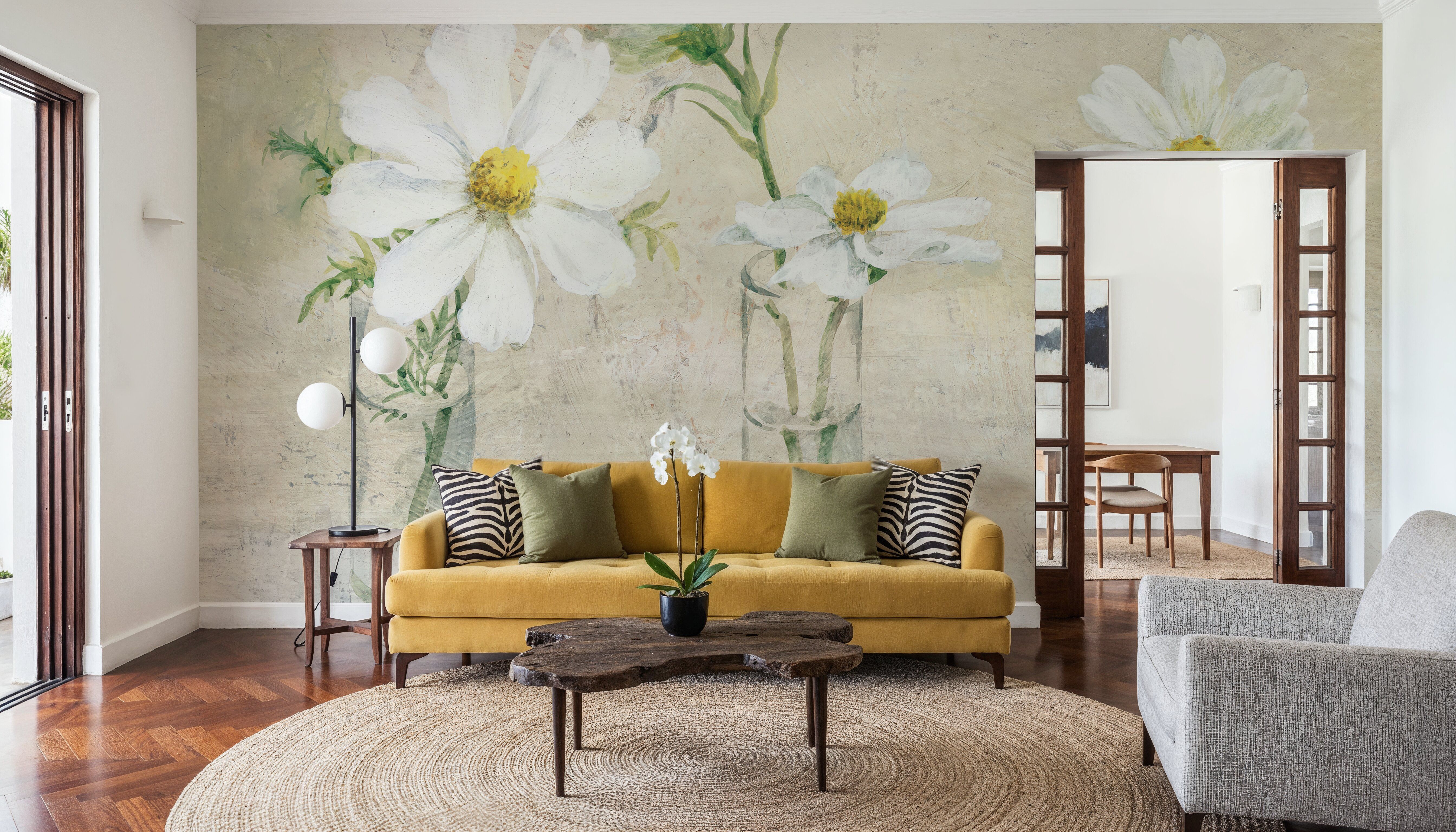 Cosmos in Glasses II Neutral, Tapeten