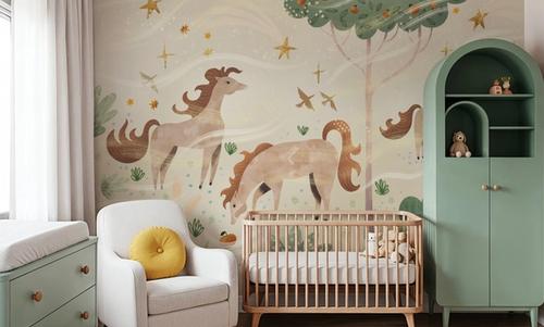 Enchanted Horses, Ecru