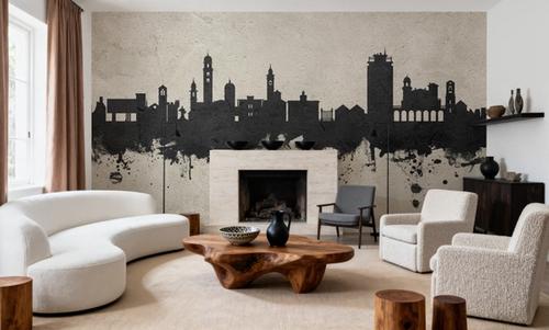 Lugano Switzerland Skyline Concrete
