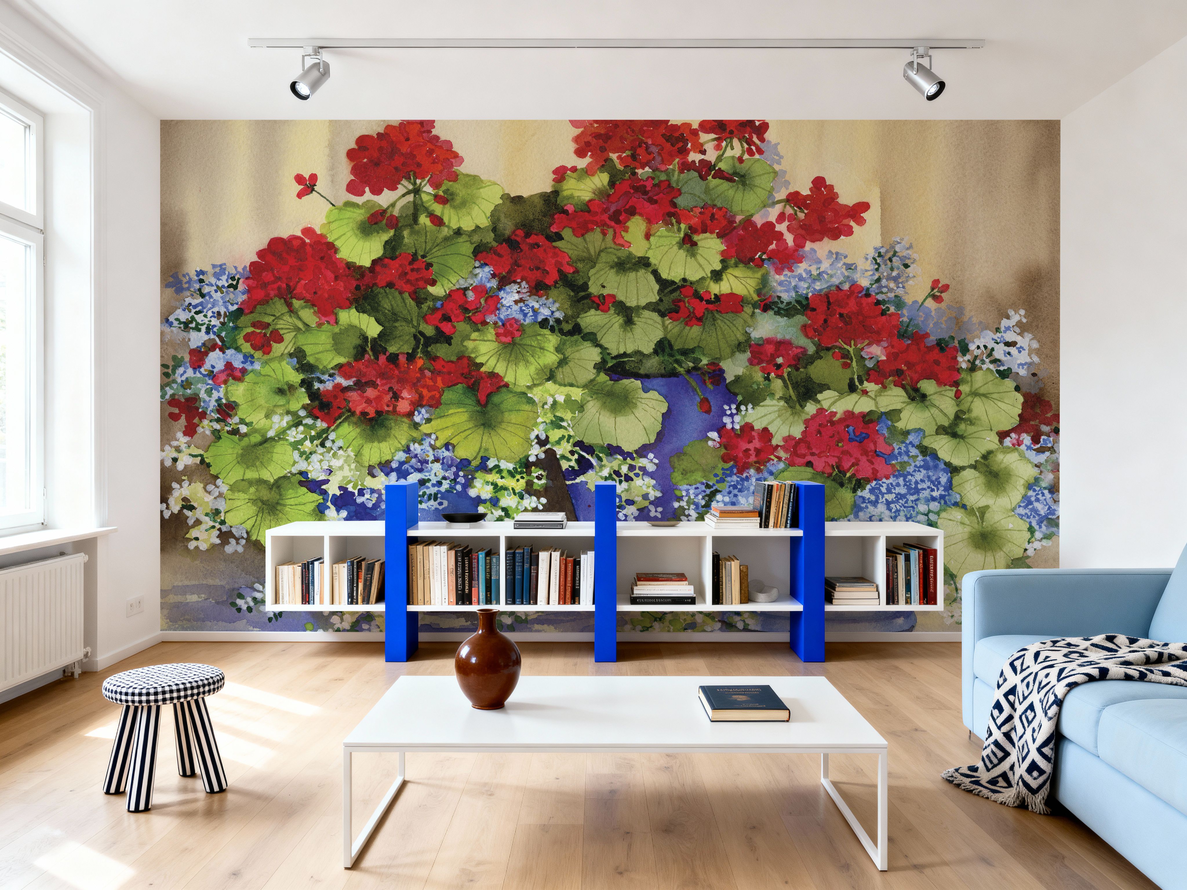 Red Geraniums
