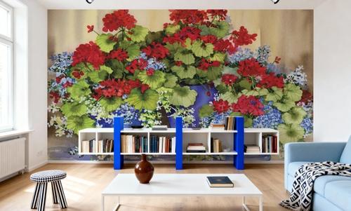 Red Geraniums