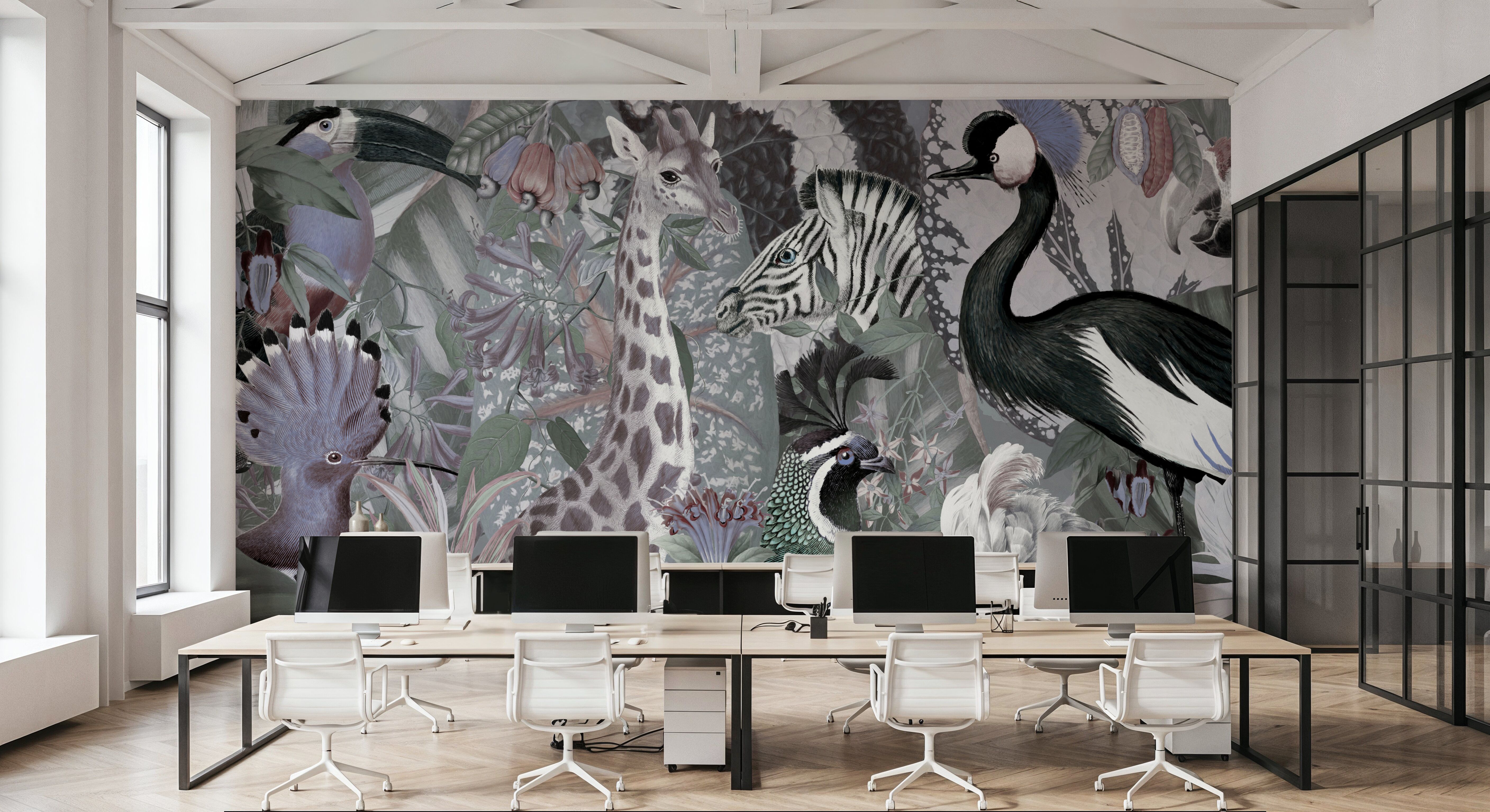 Believe in Nature Gray, Wallpaper