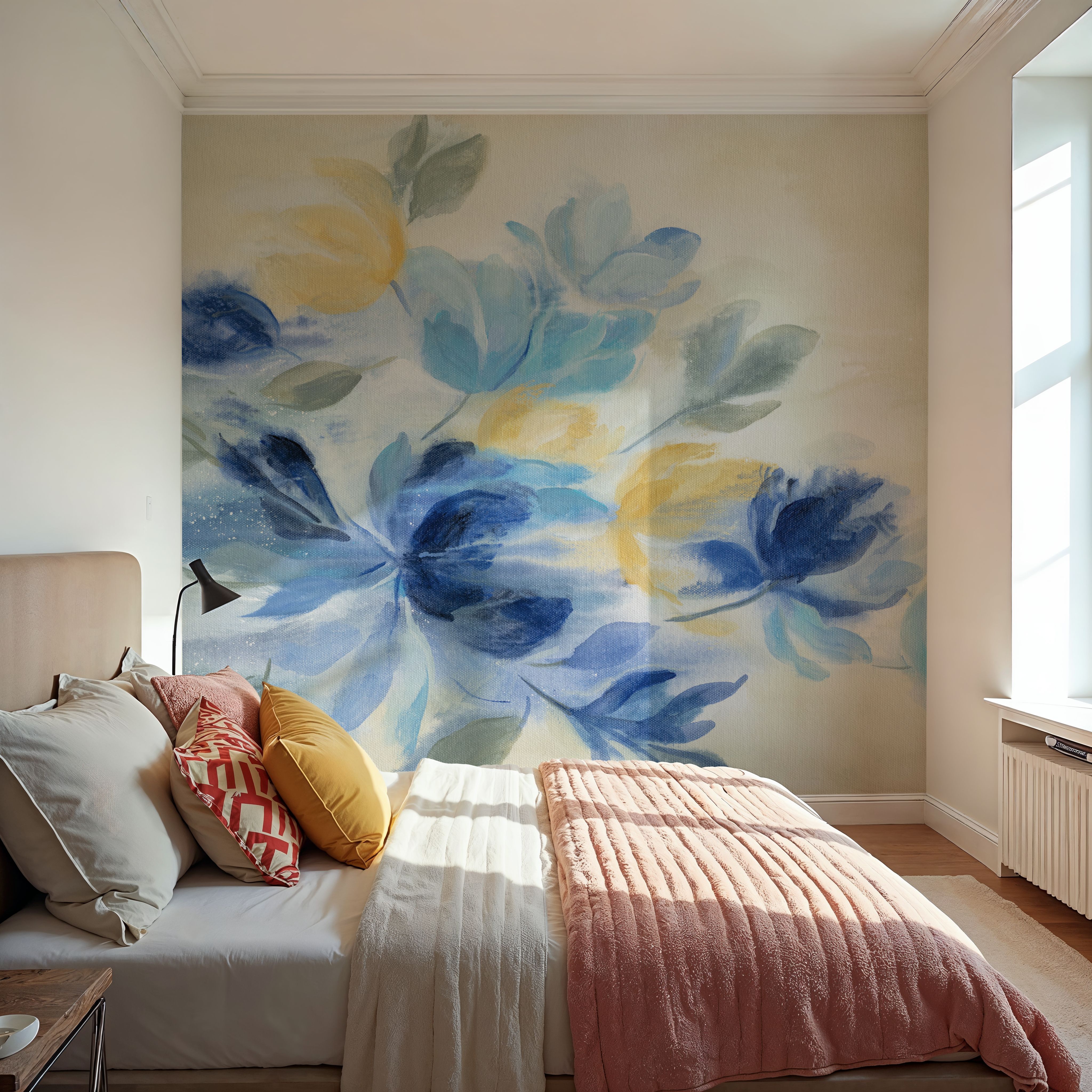 Sapphire Blue Floral II