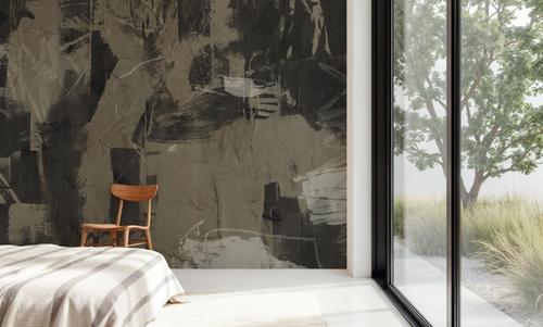 Plaster and Ebony I