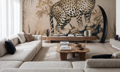 Cheetahs Exotic Jungle Monochrome
