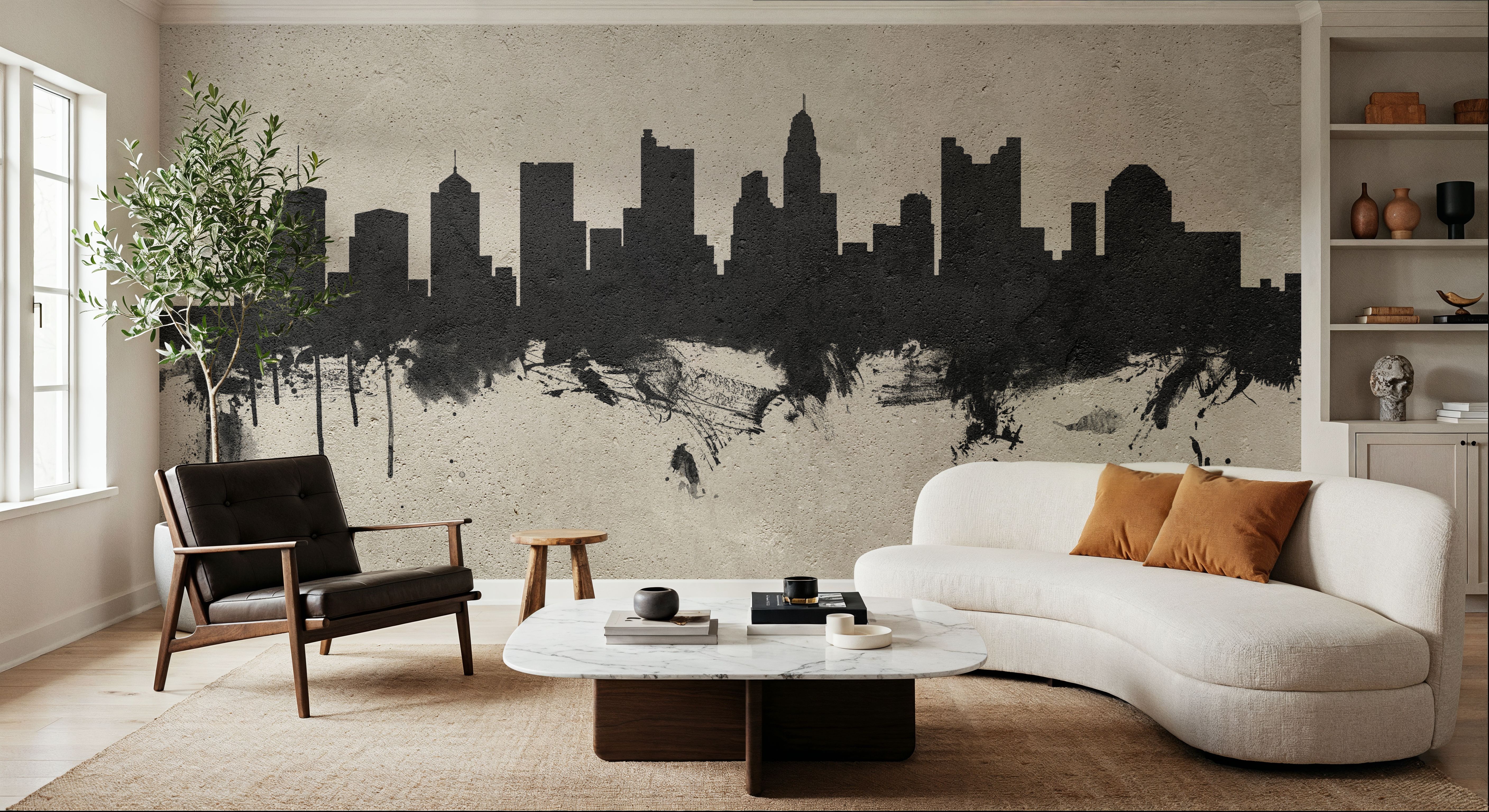 Columbus Ohio Skyline Concrete