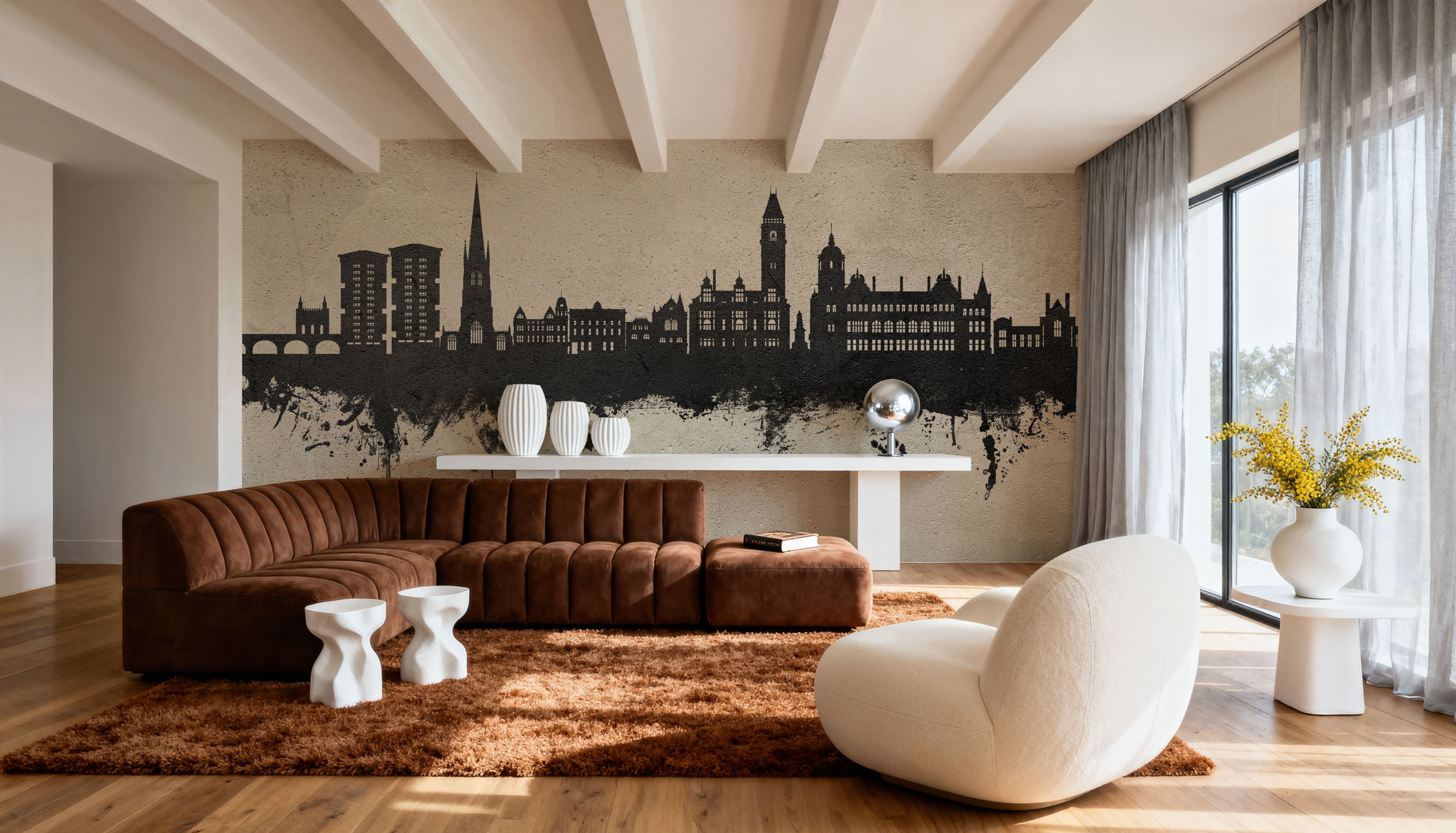 Wakefield England Skyline Concrete