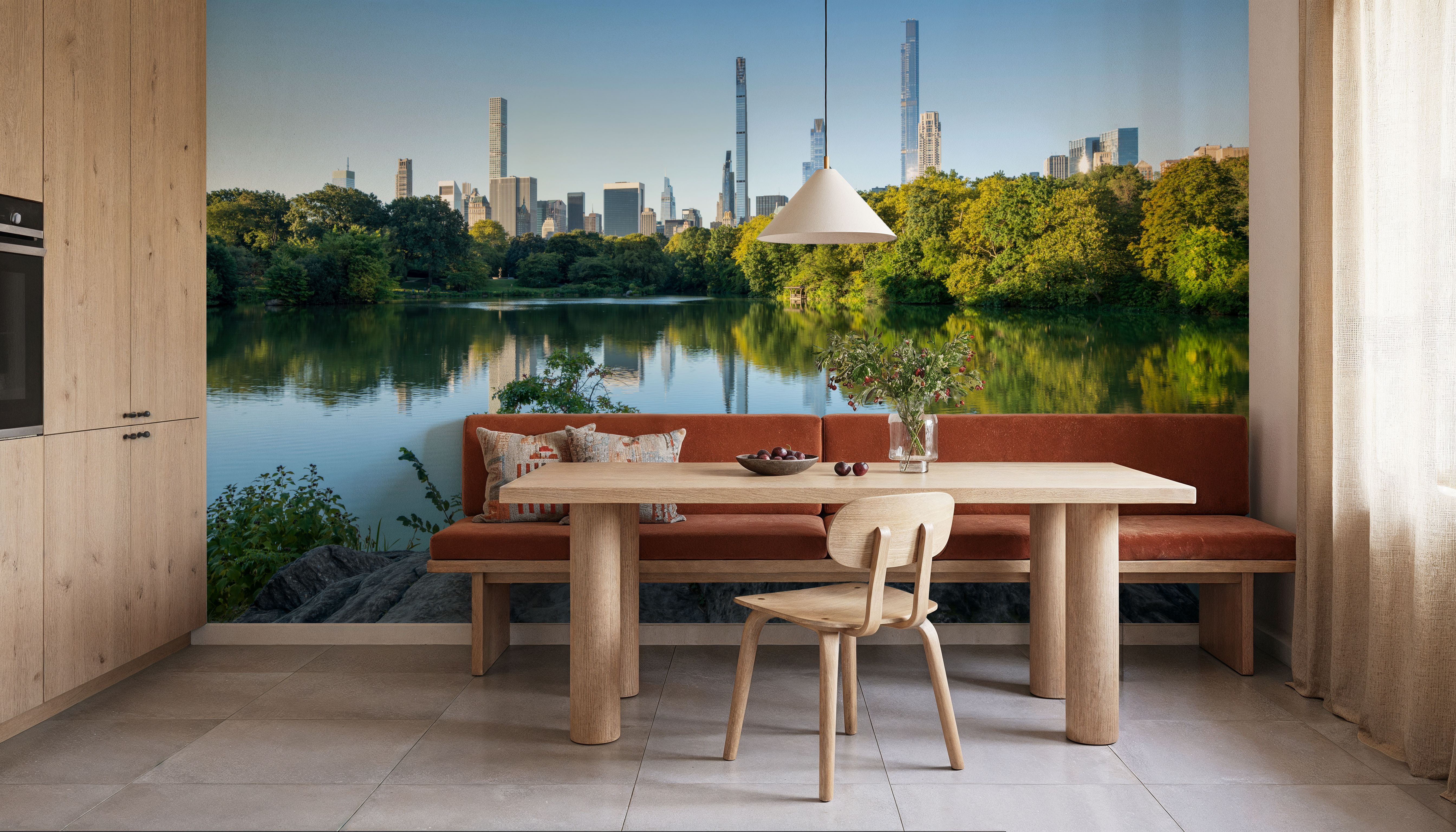 The Lake at Sunrise, Wallpaper