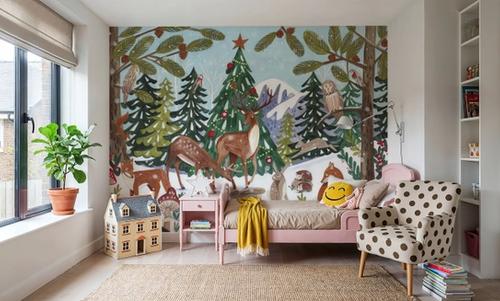 Animal Winter Scene