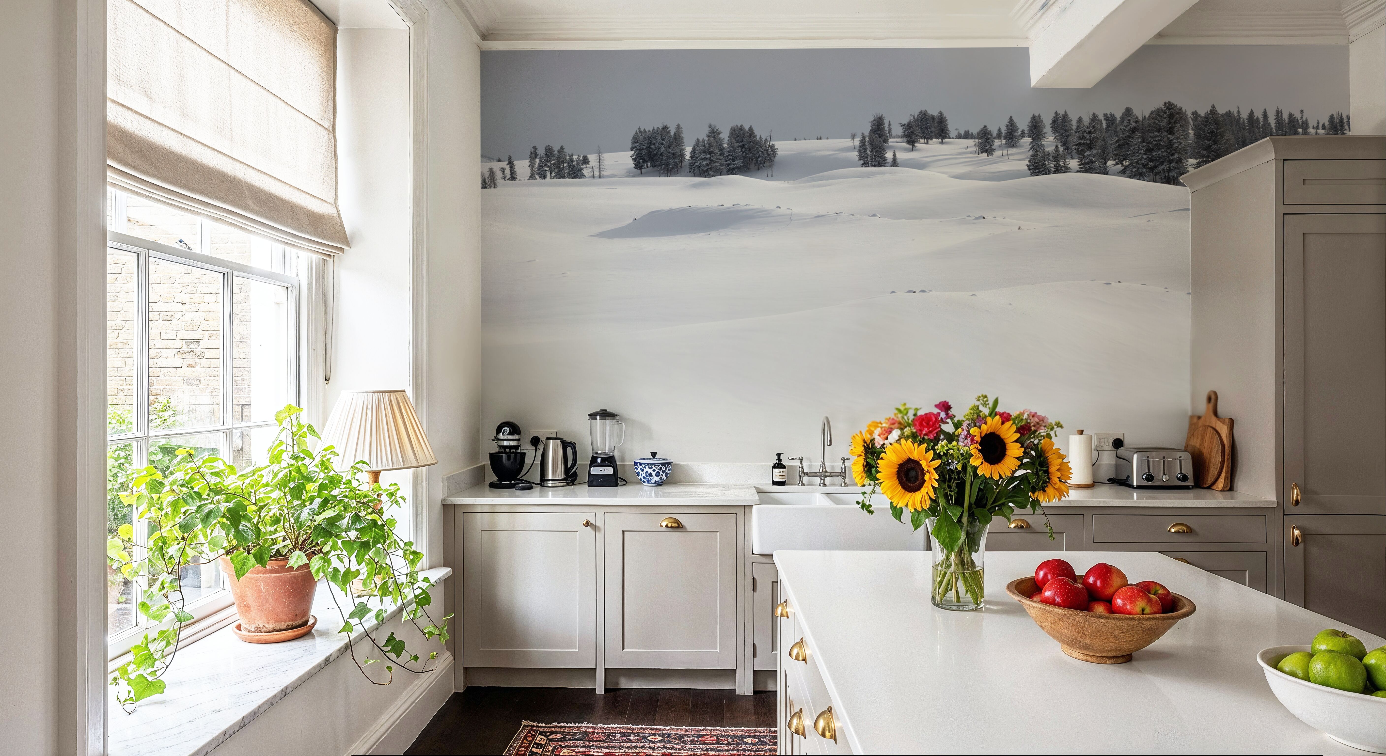 Fresh Snow, Wallpaper