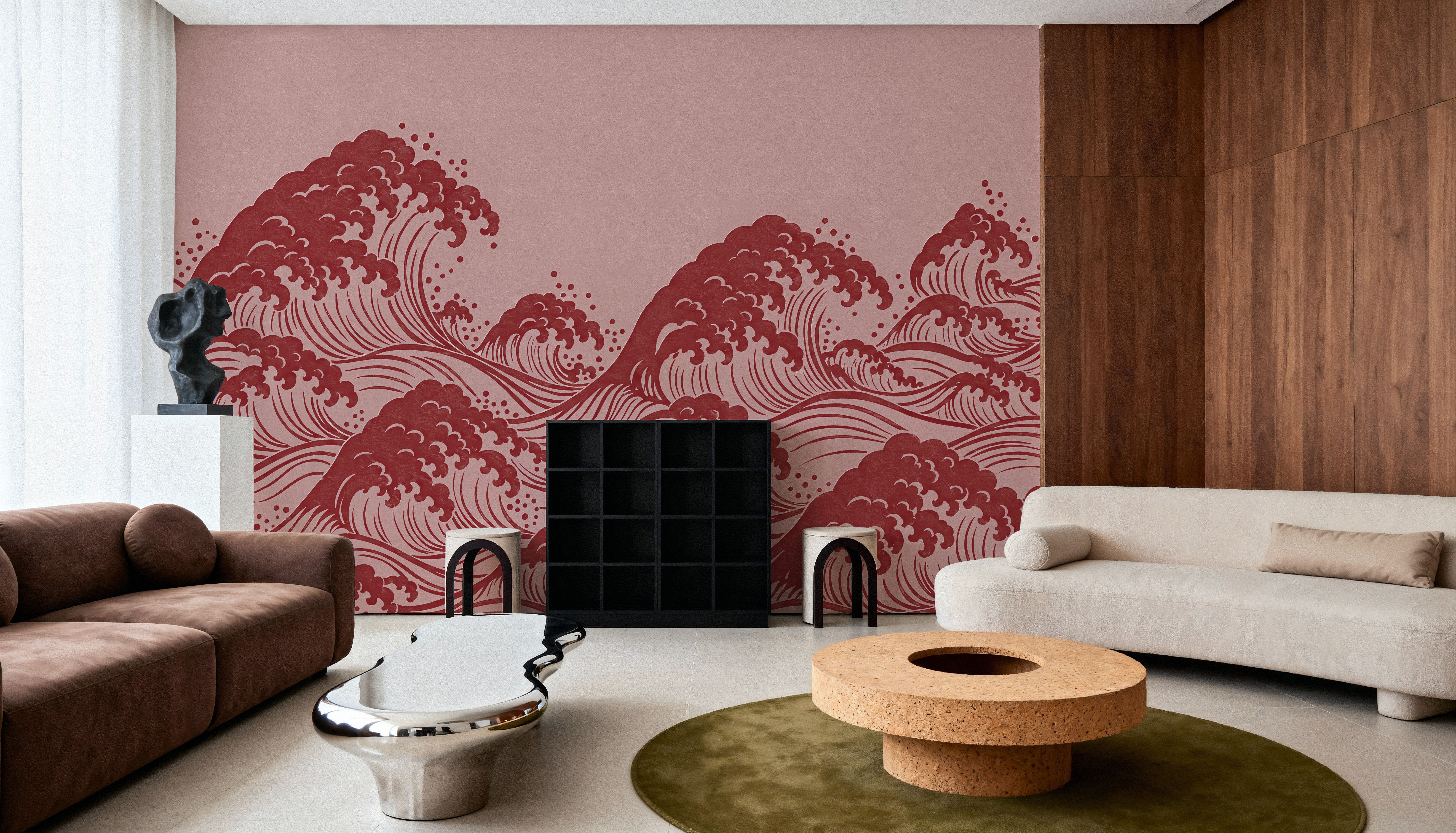 Edo Waves, Vermilion, Papel de parede