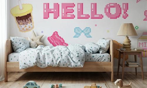 Cute Pixel Hello Light