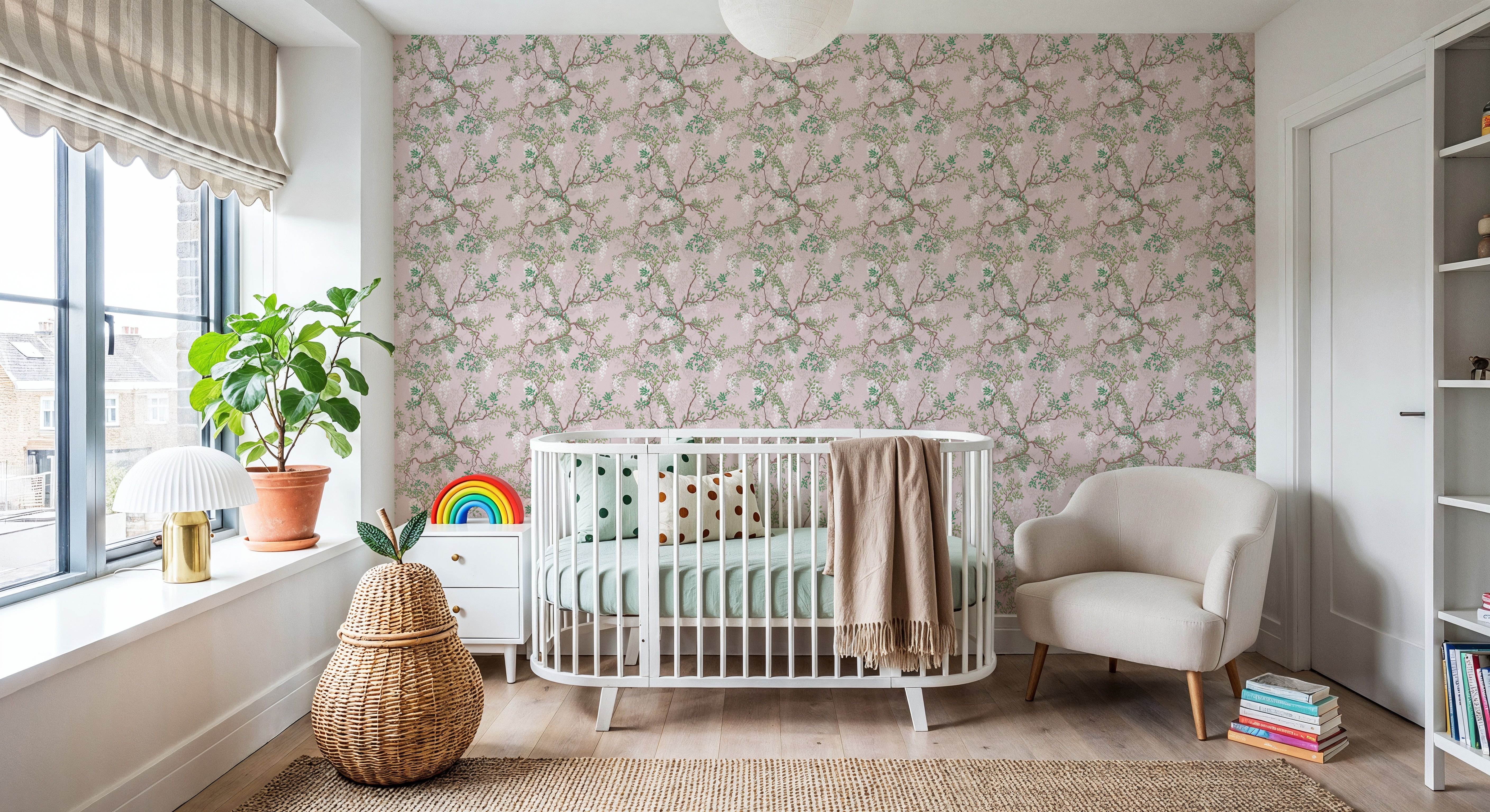 Climbing Wisteria, Rose