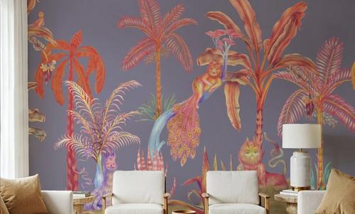 Colorful Jungle, Periwinkle