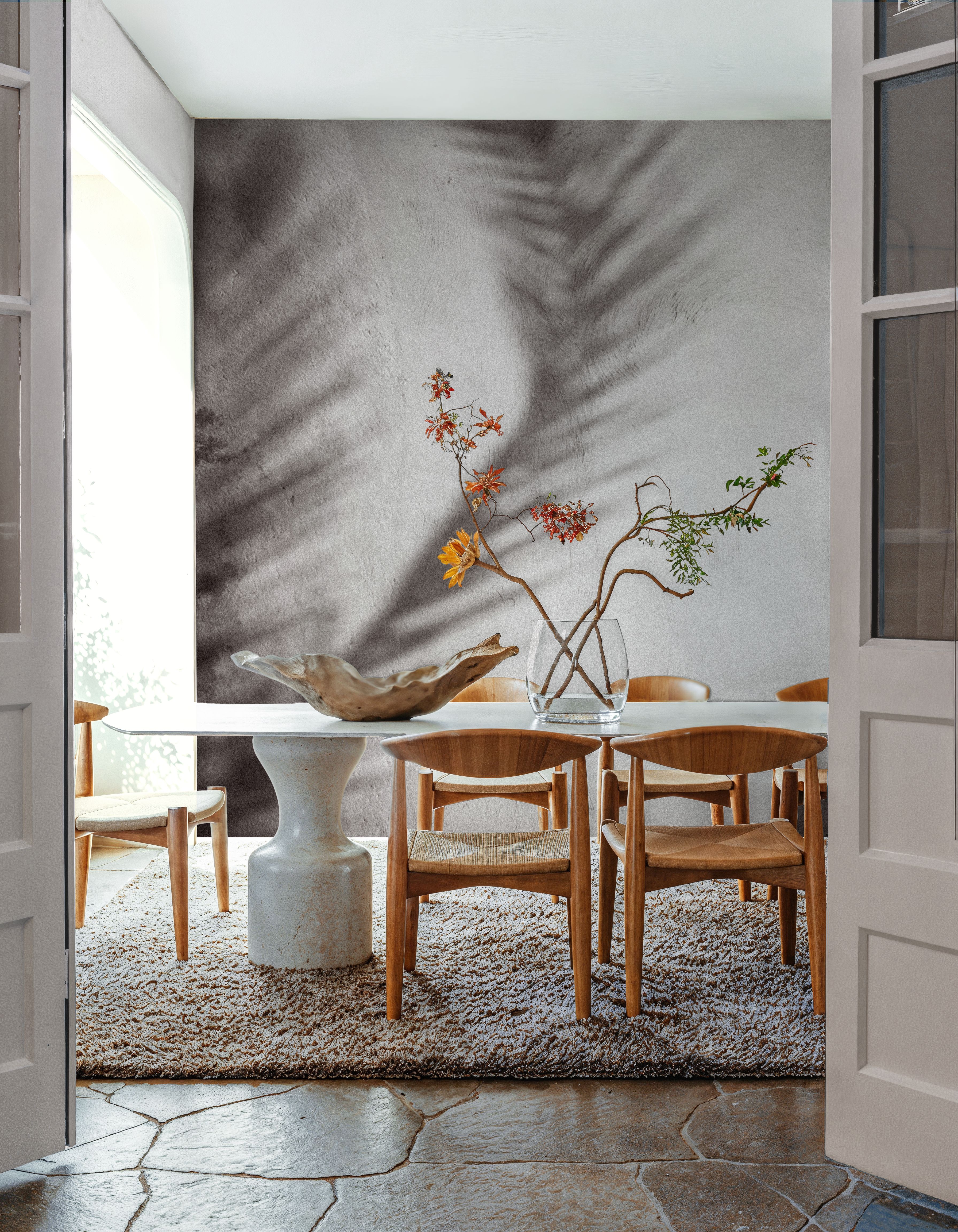 Palm Shadow Afternoon I