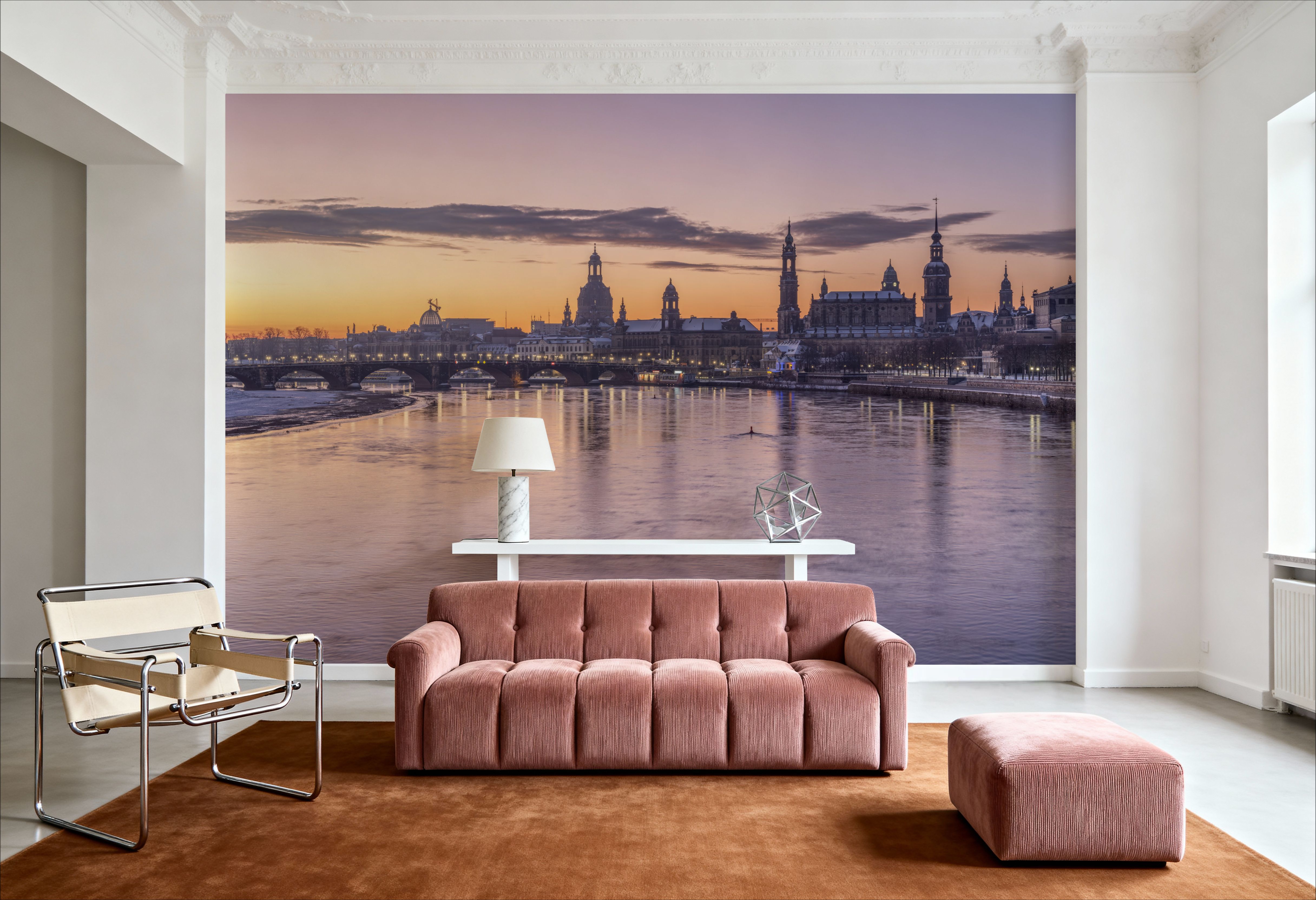 Twilight Bridge Reflection