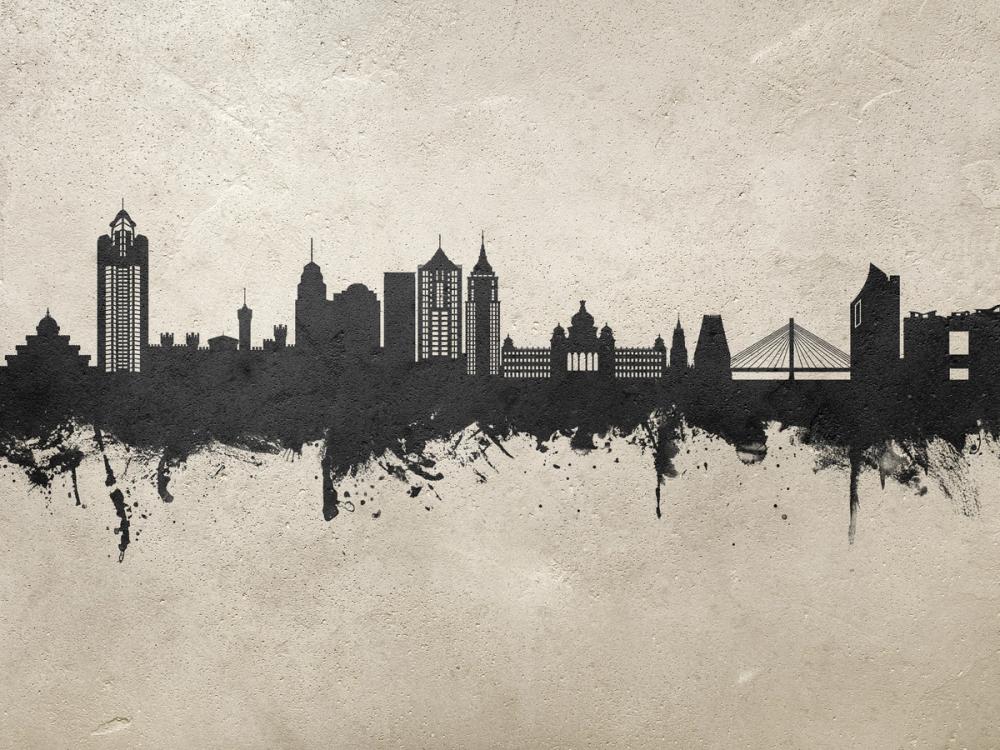 Bengaluru India Skyline Concrete