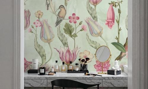 Tulips & Birds, Mint