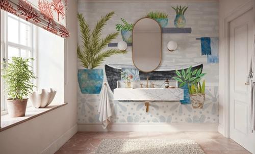 Botanical Bathroom I