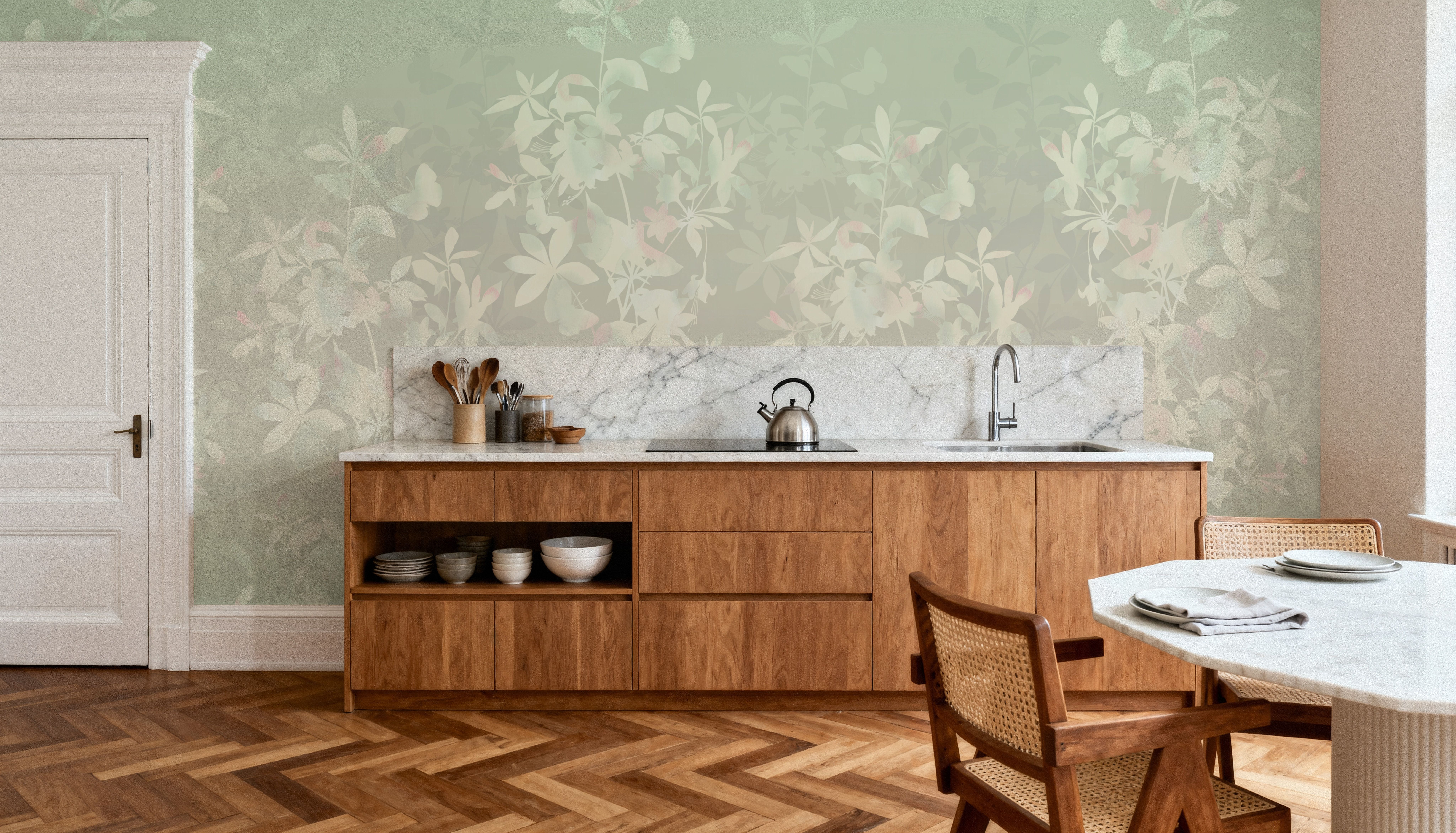 Our Better Days Green, Wallpaper