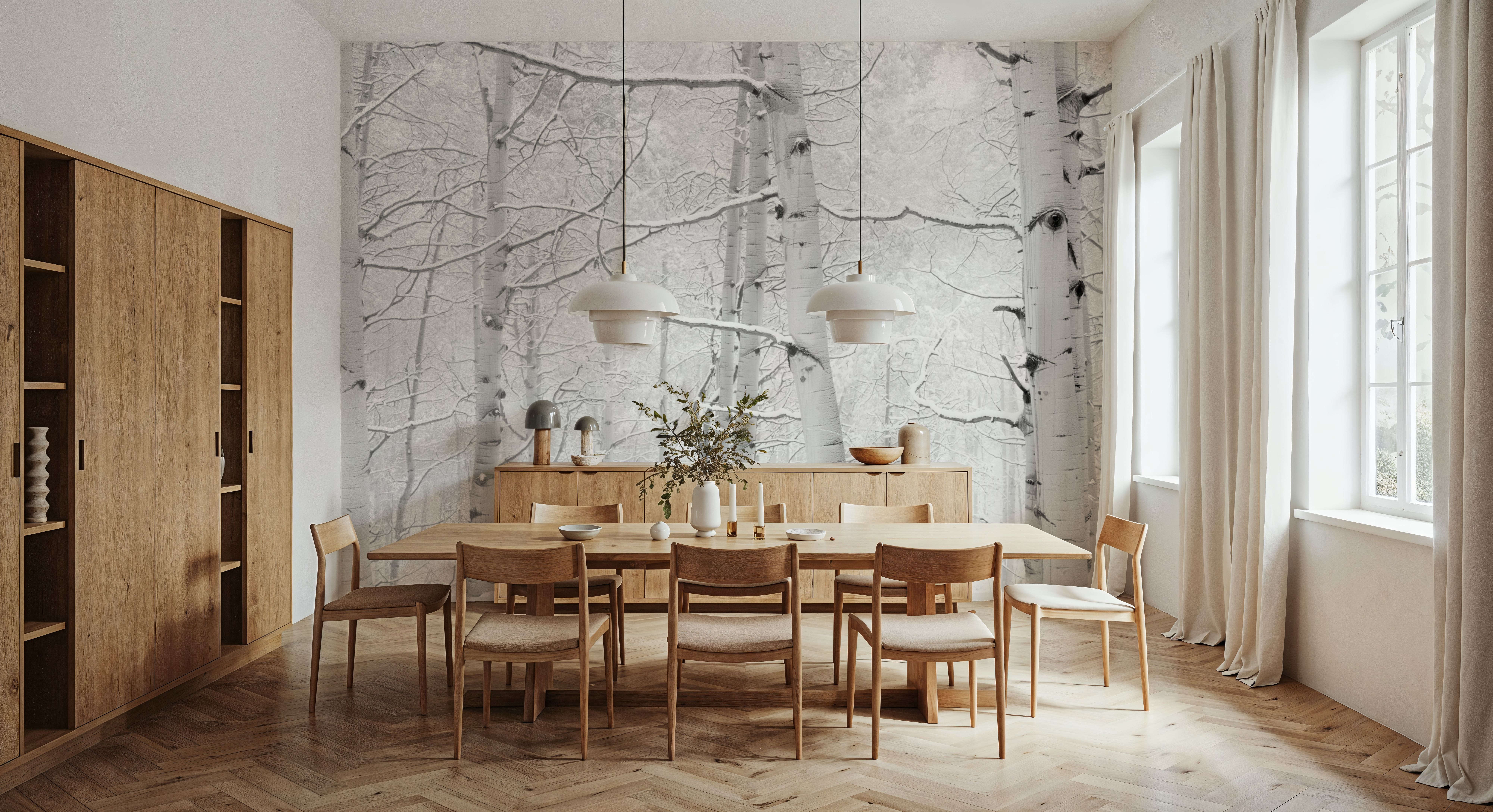 Frost-Kissed Birches