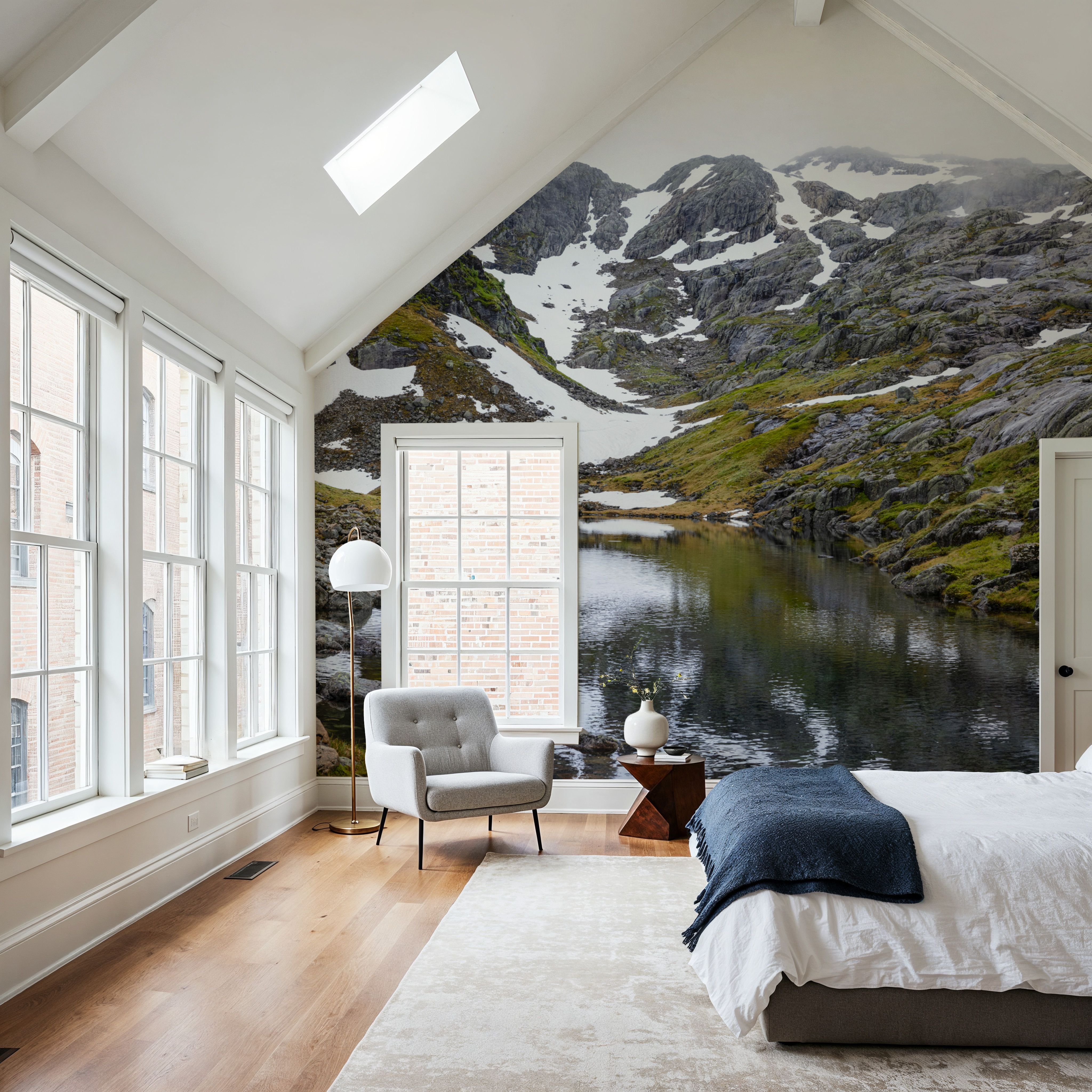 Mountain Stream Reflection